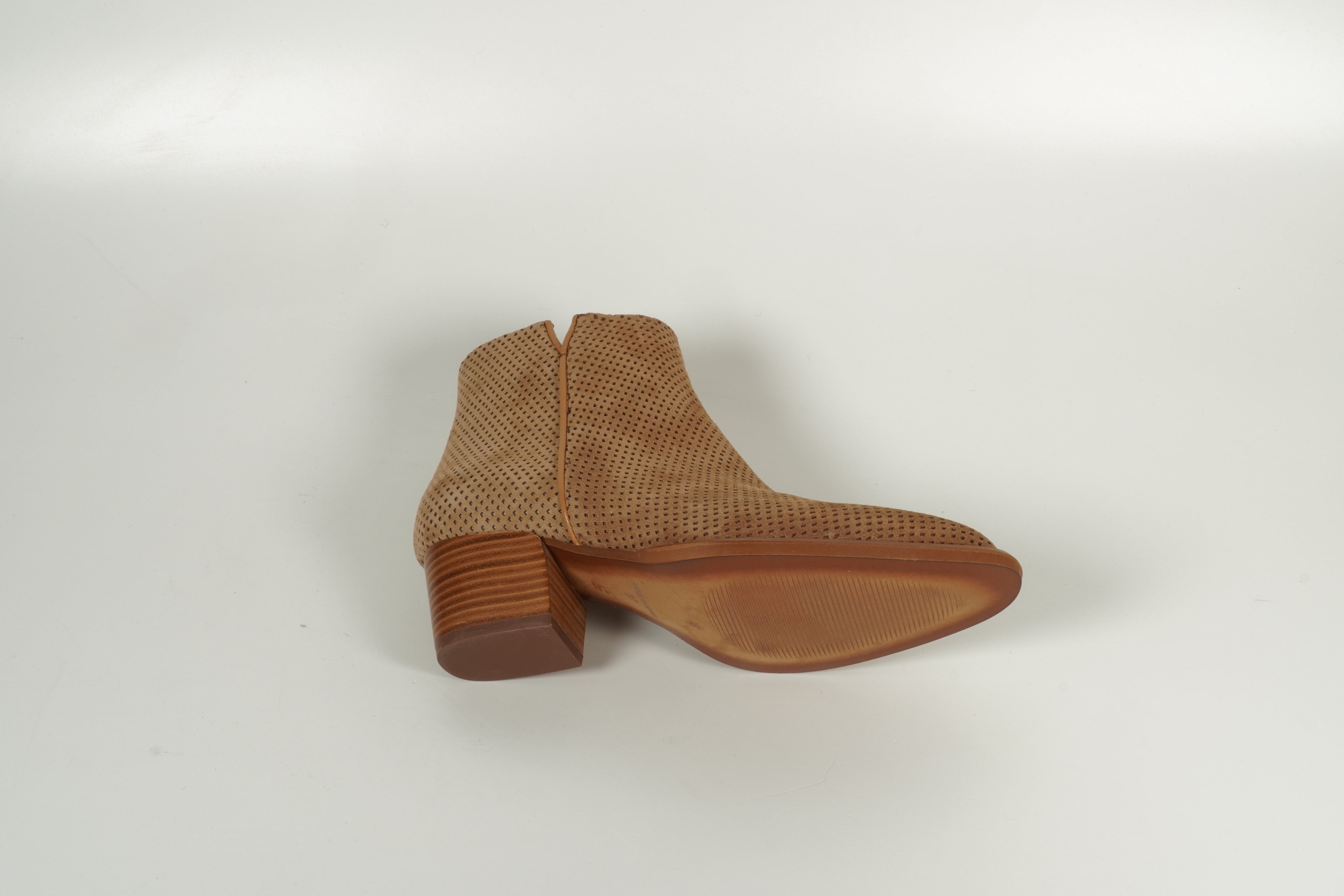 Stiefelette Beige