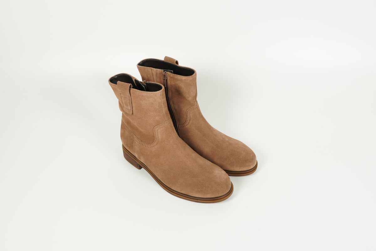 Stiefelette Beige