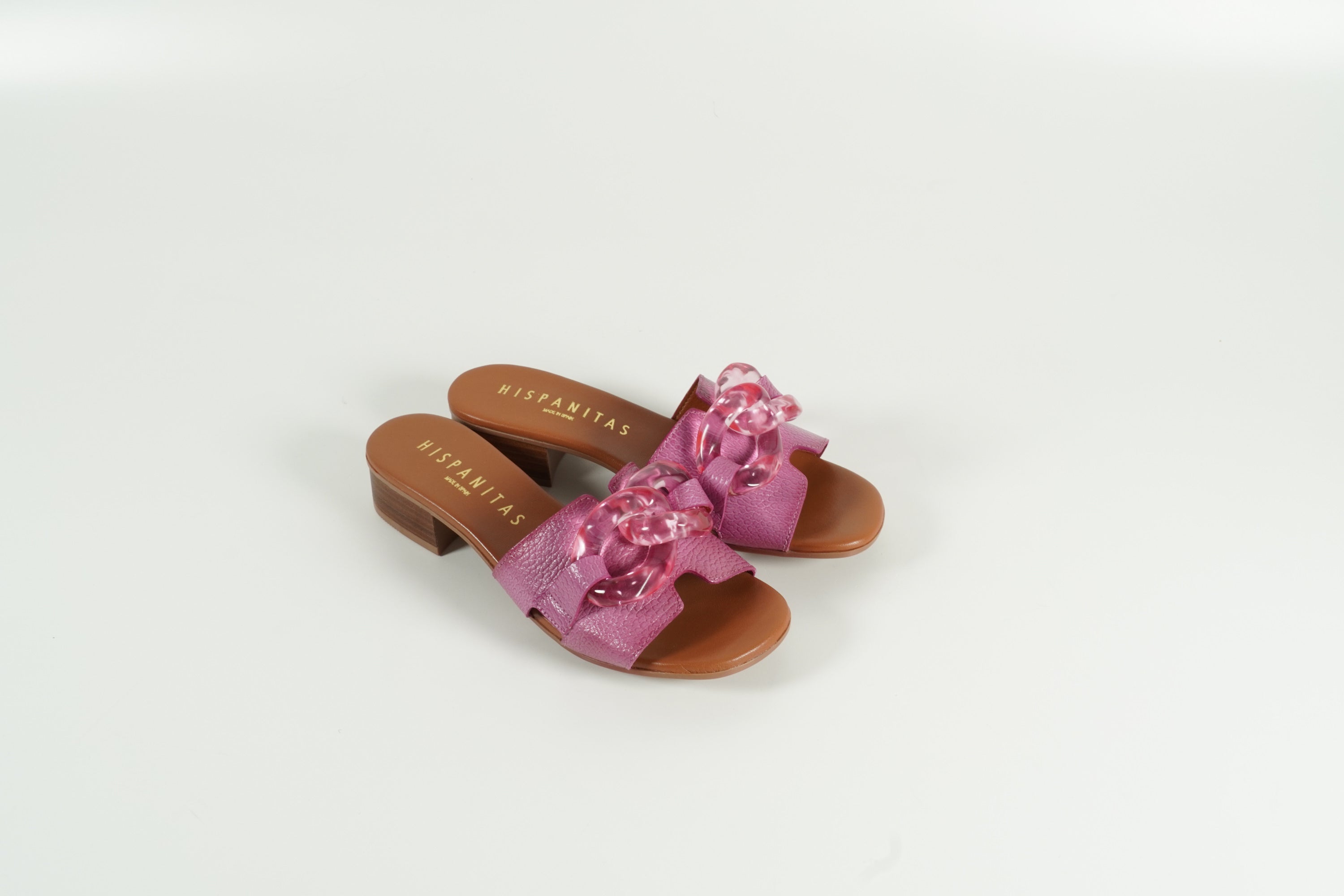 Pink mules