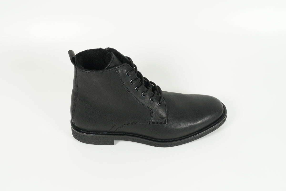 Schnürschuh Schwarz