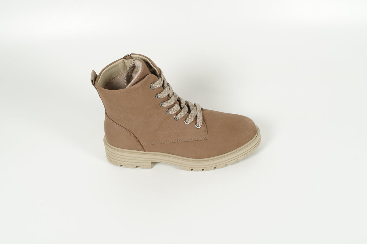 Stiefelette Beige