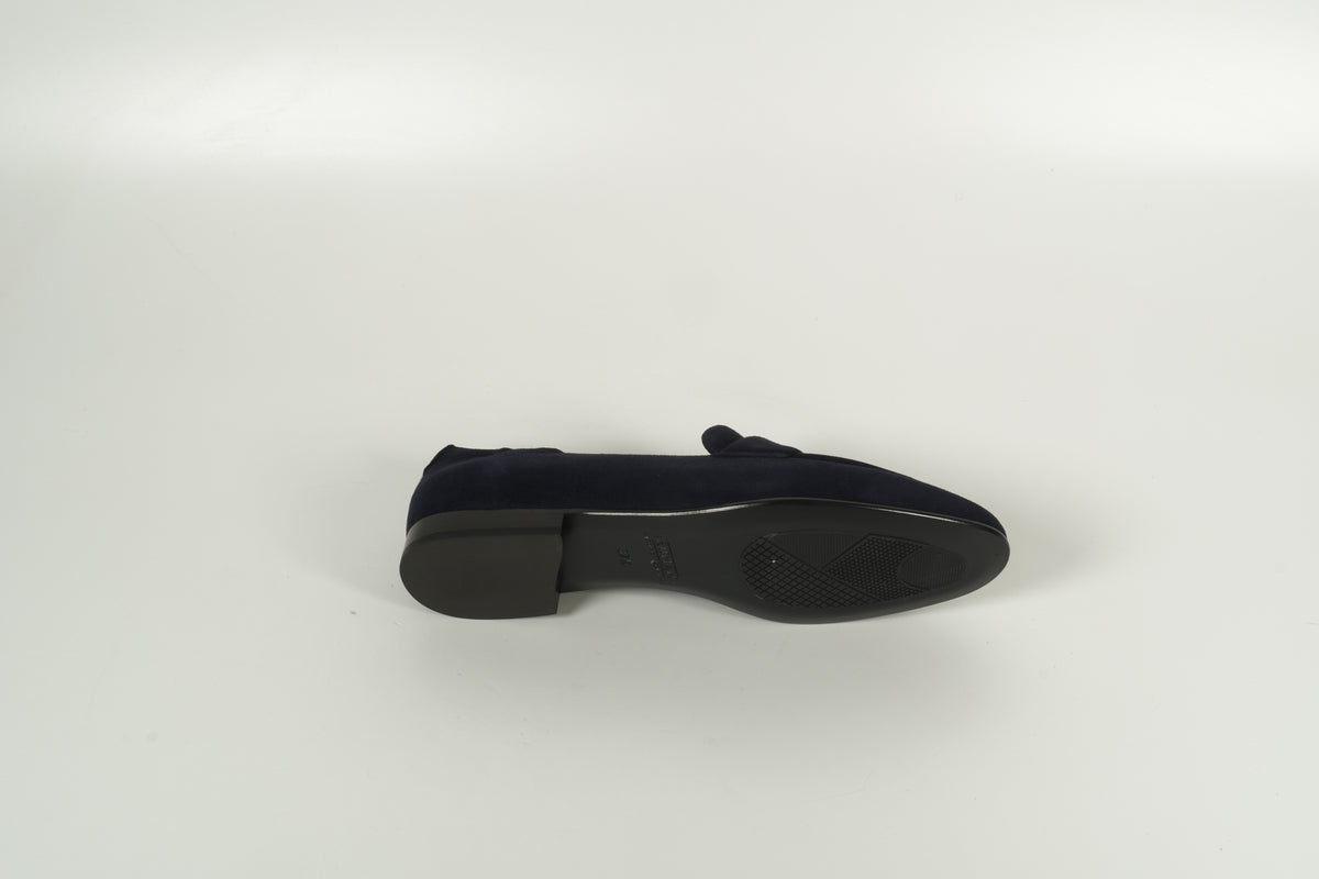 Moccasin Blau