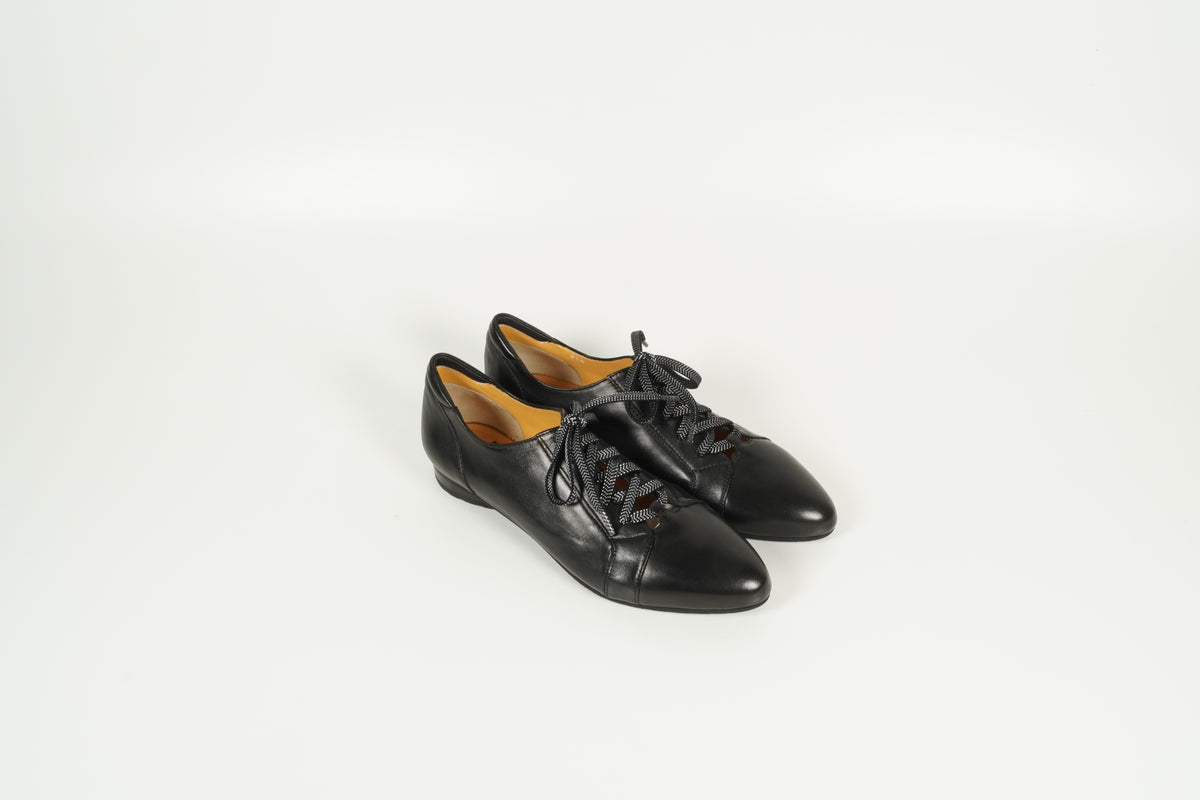 Schnürschuh Schwarz