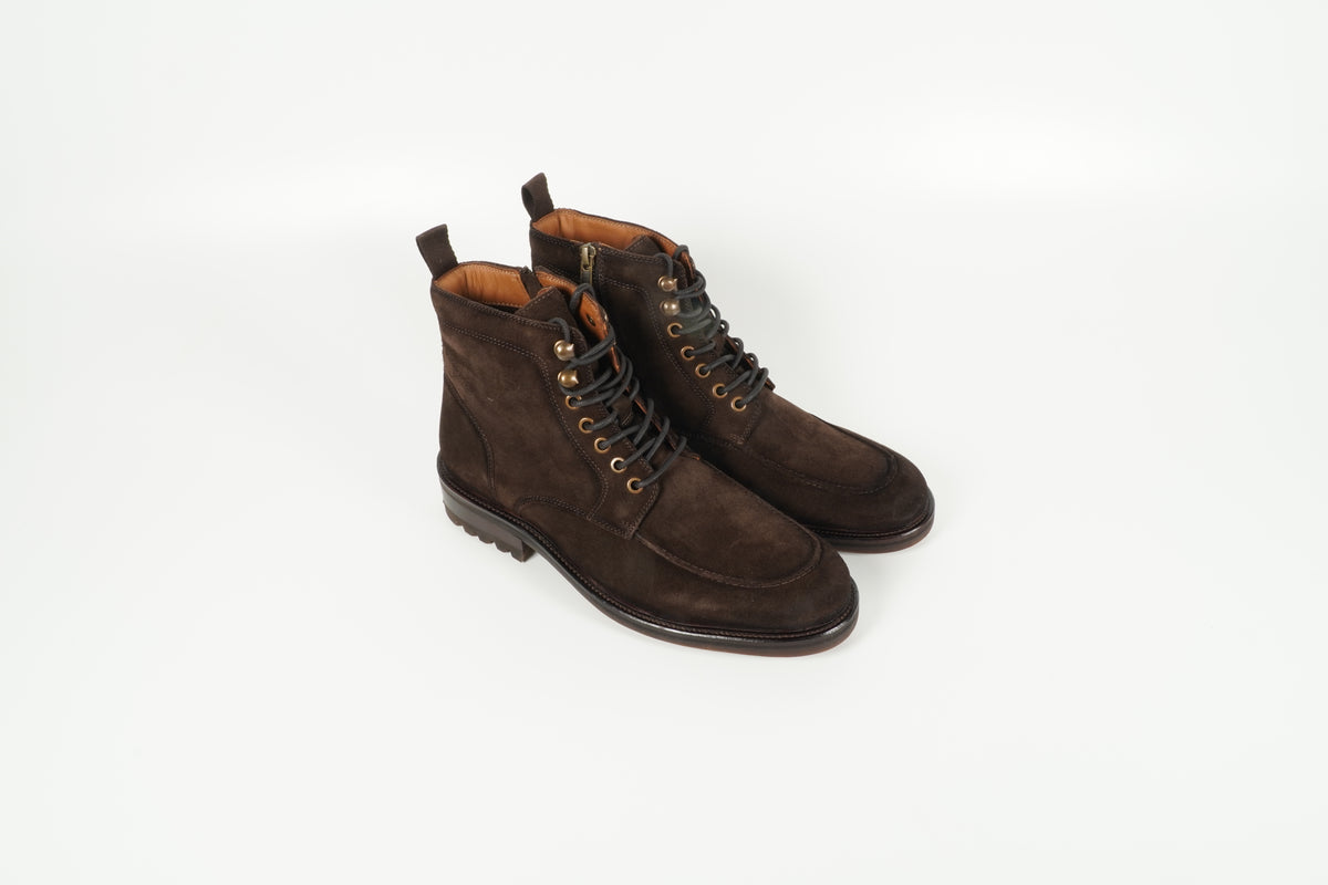 Schnürschuh Braun