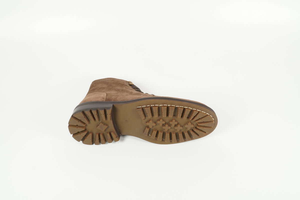 Schnürschuh Braun