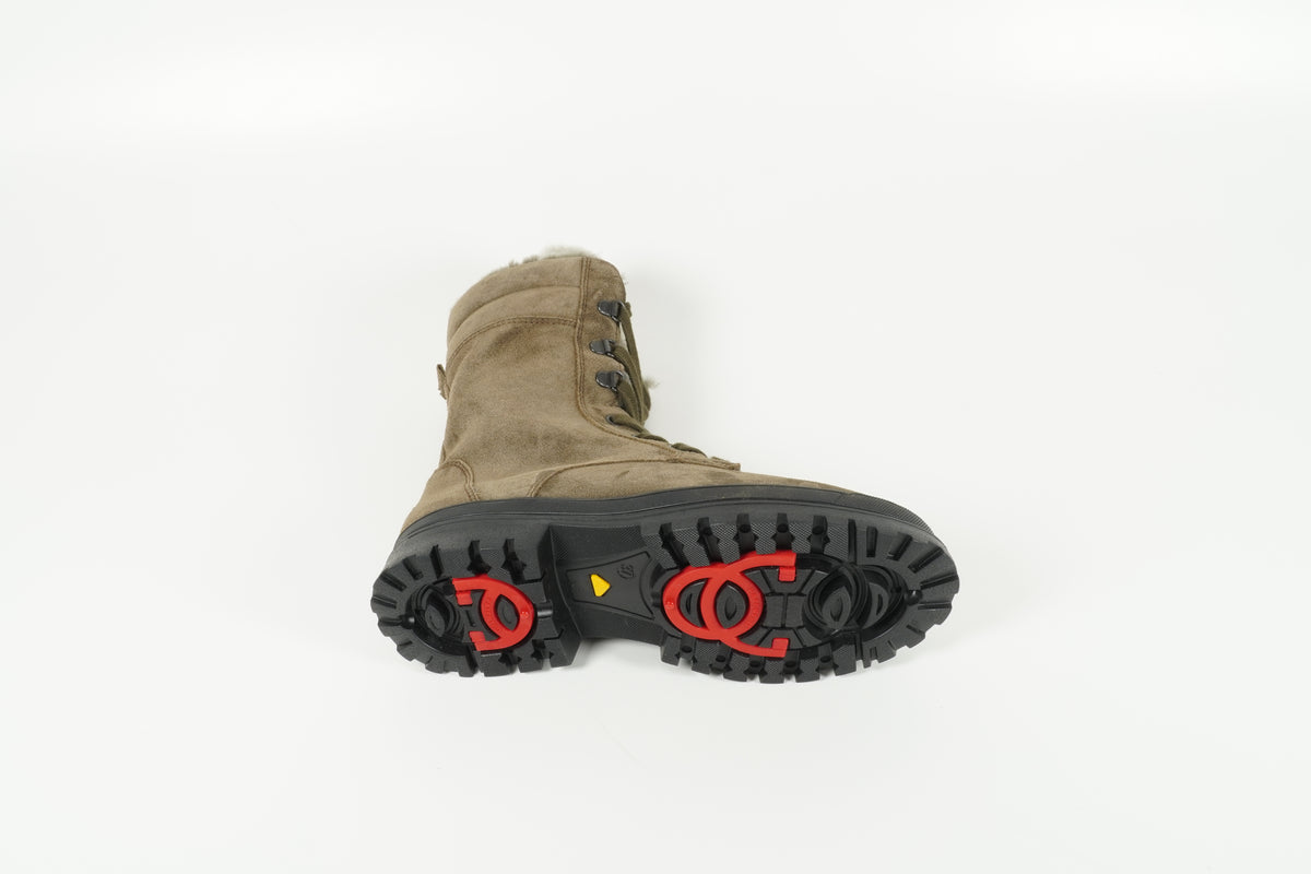 Stiefelette Grün
