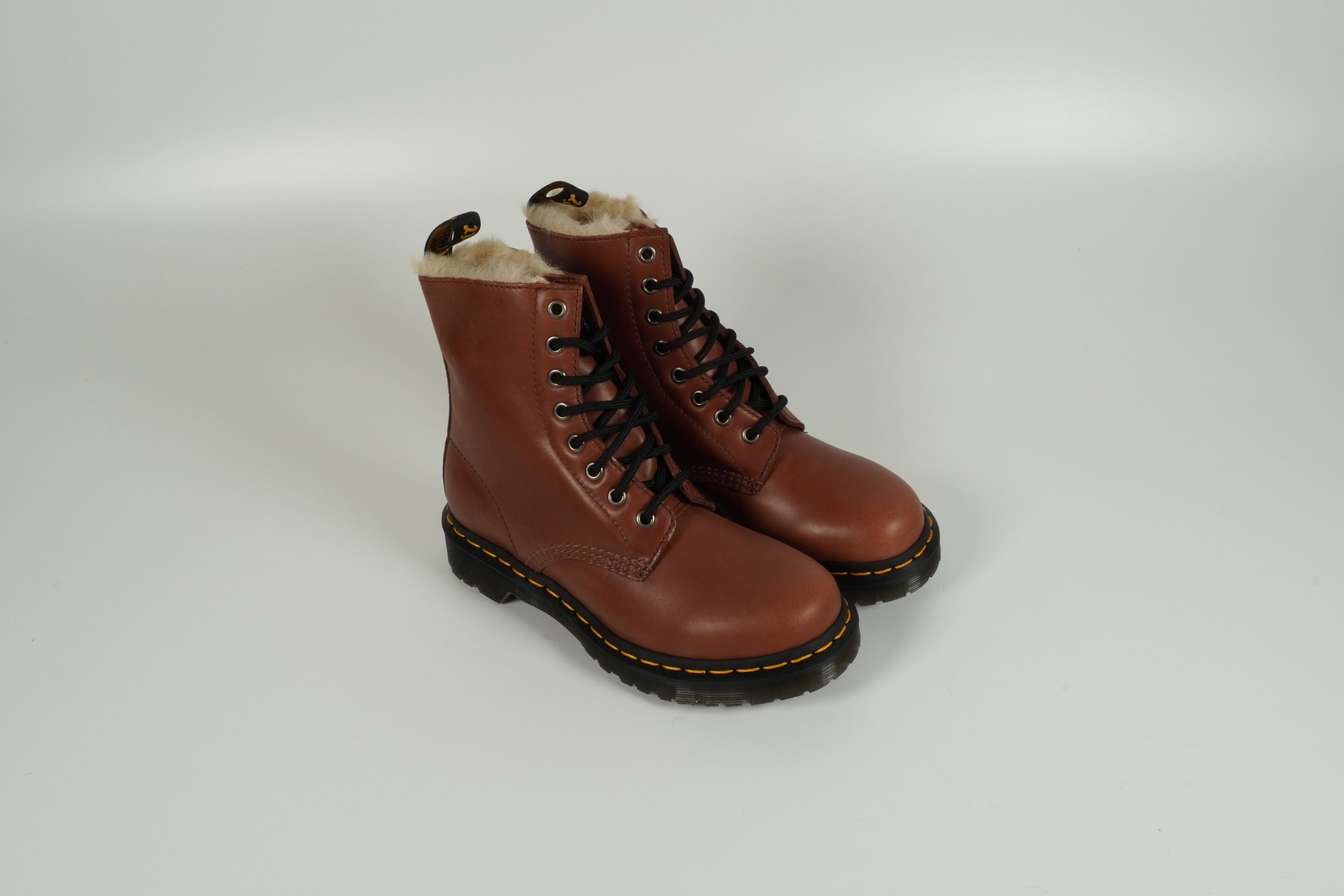 Bottines doublées marron