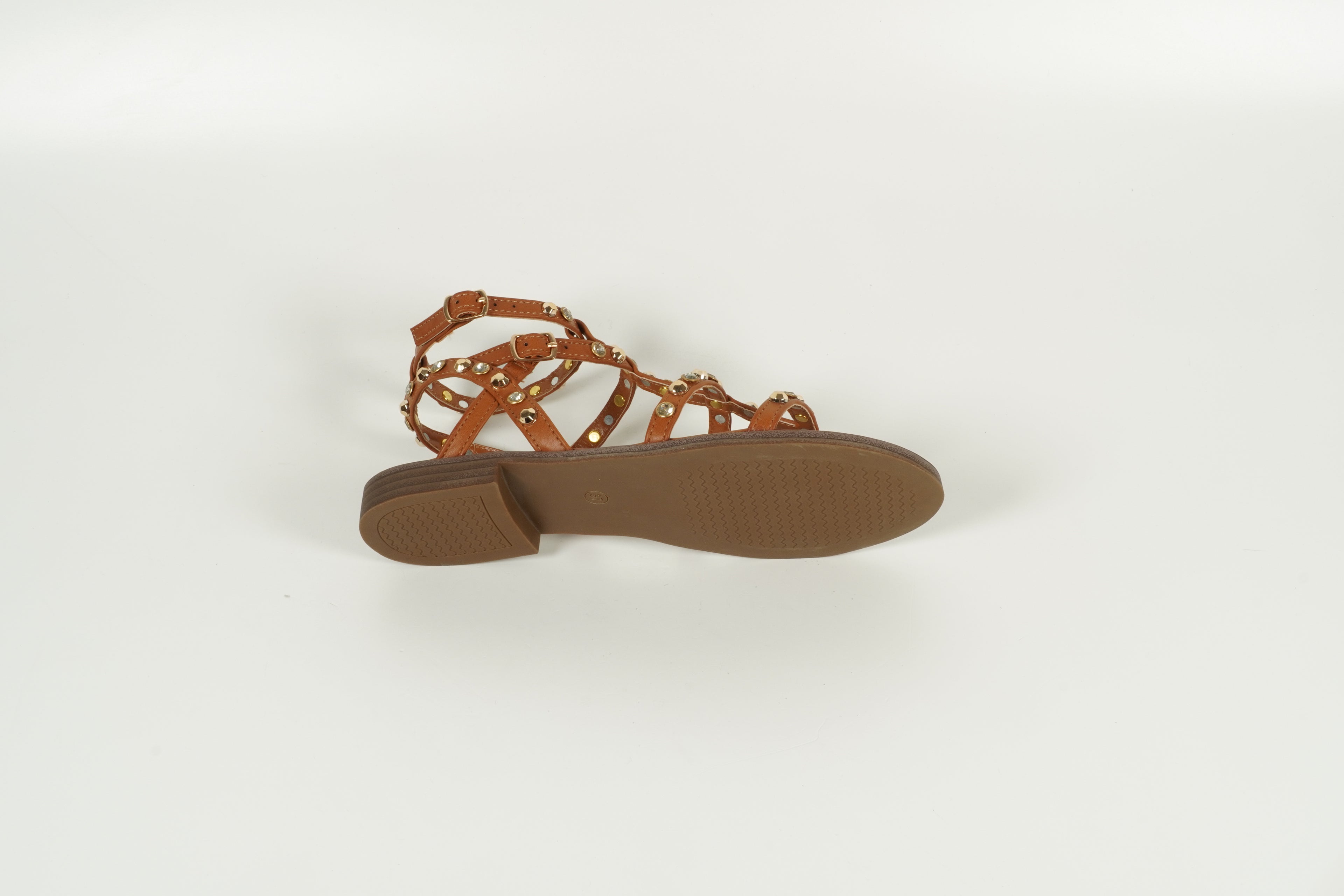 Sandale Braun