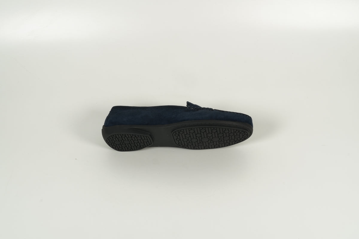 Moccasin Blau