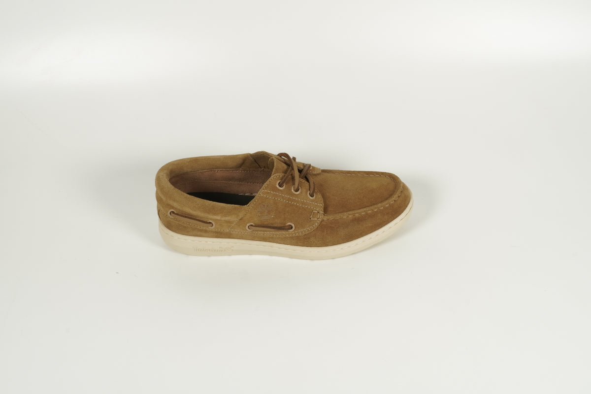 Chaussure bateau beige
