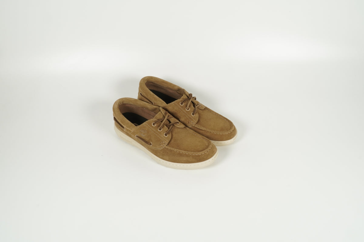 Chaussure bateau beige