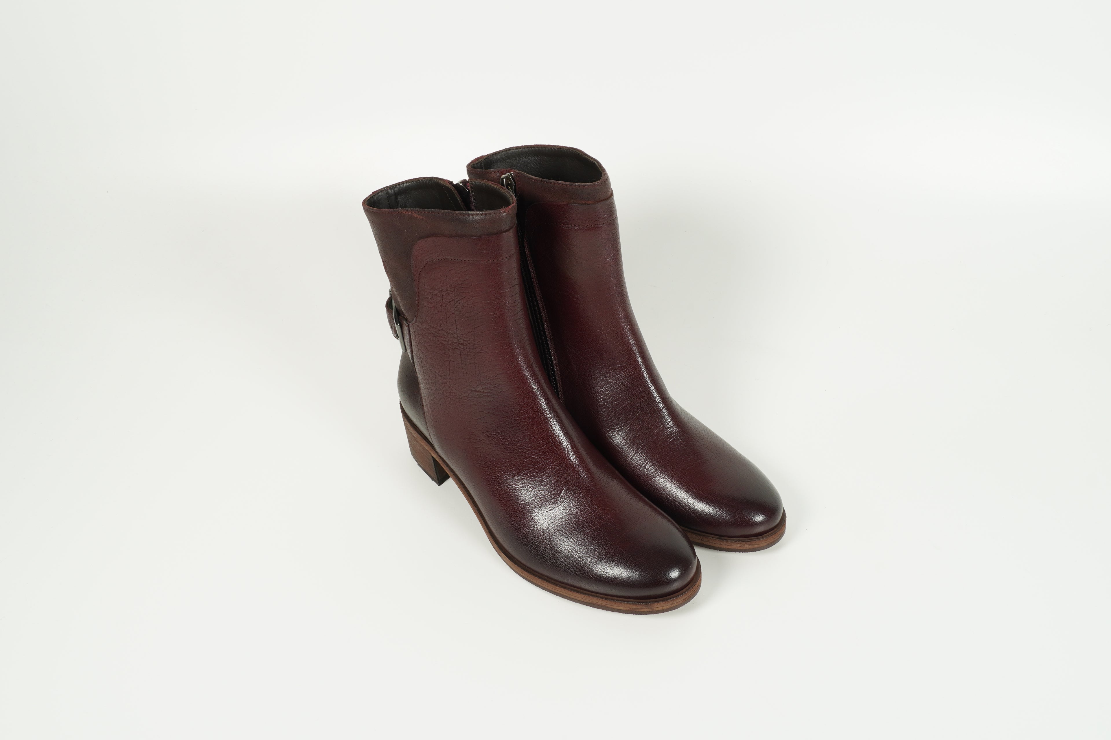 Stiefelette Rot