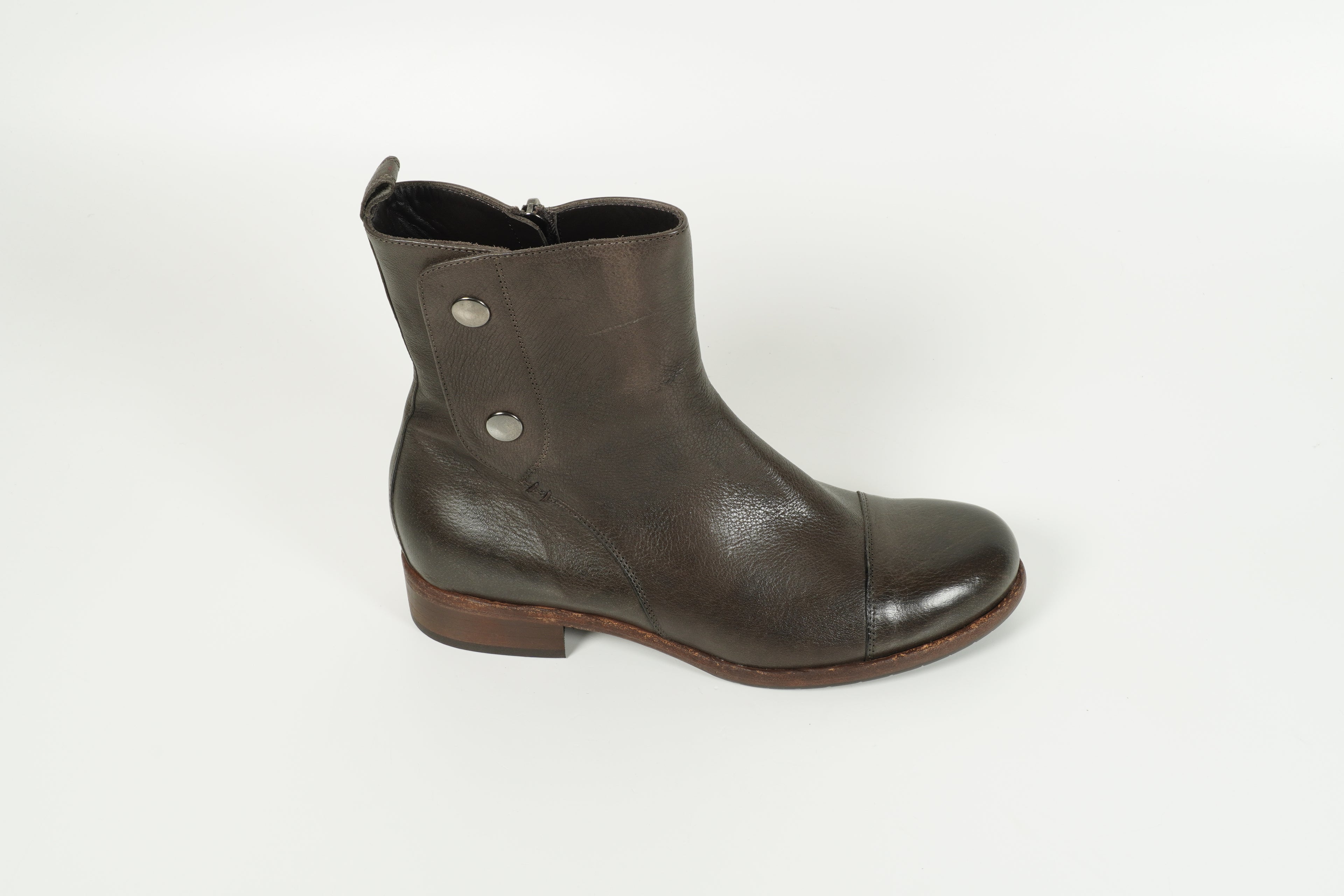 Stiefelette Grün