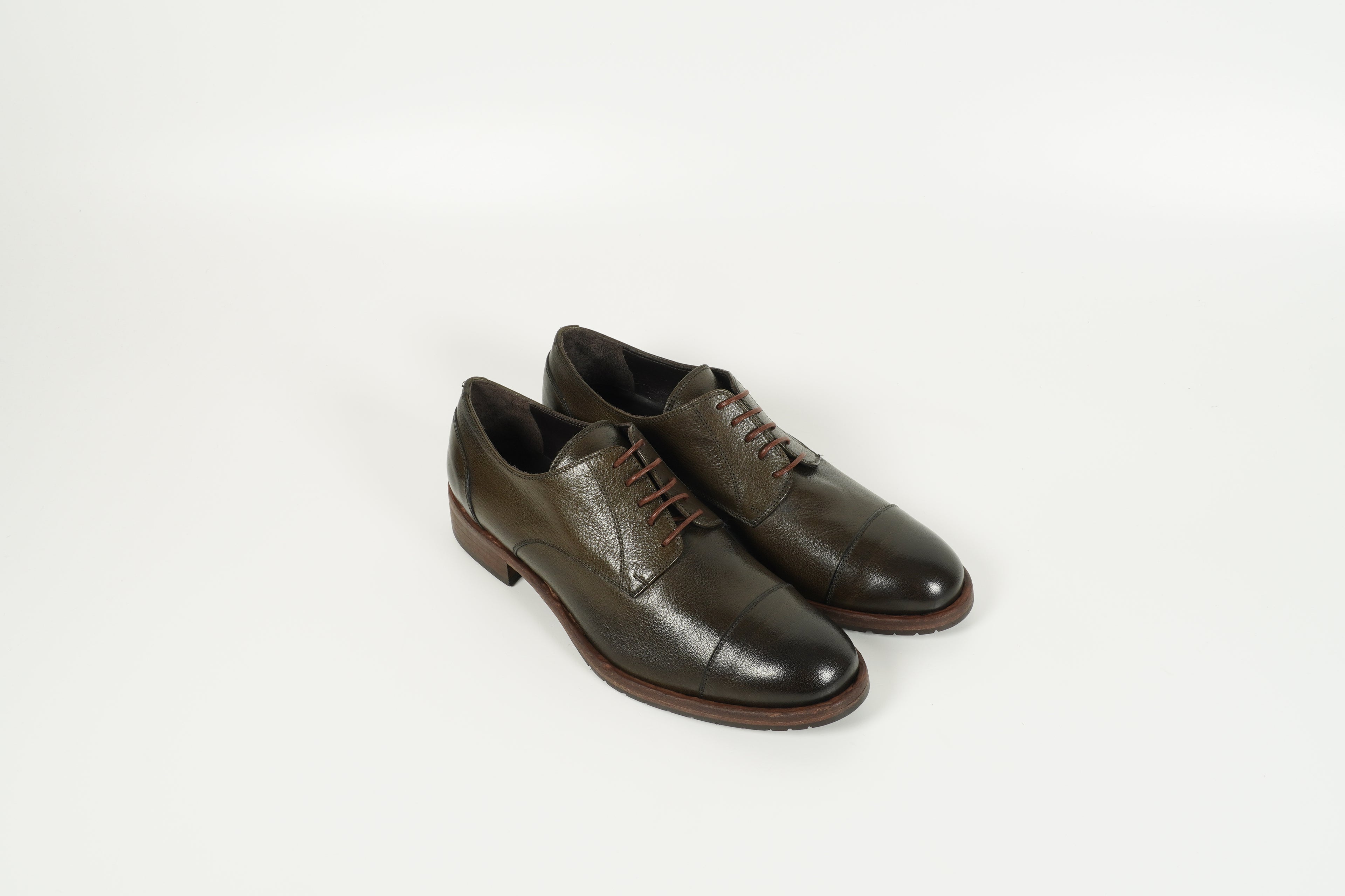 Schnürschuh Grün