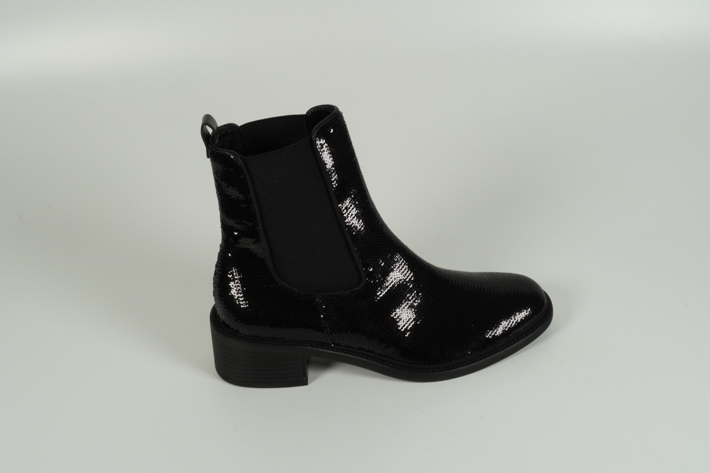 Stiefelette Pailetten