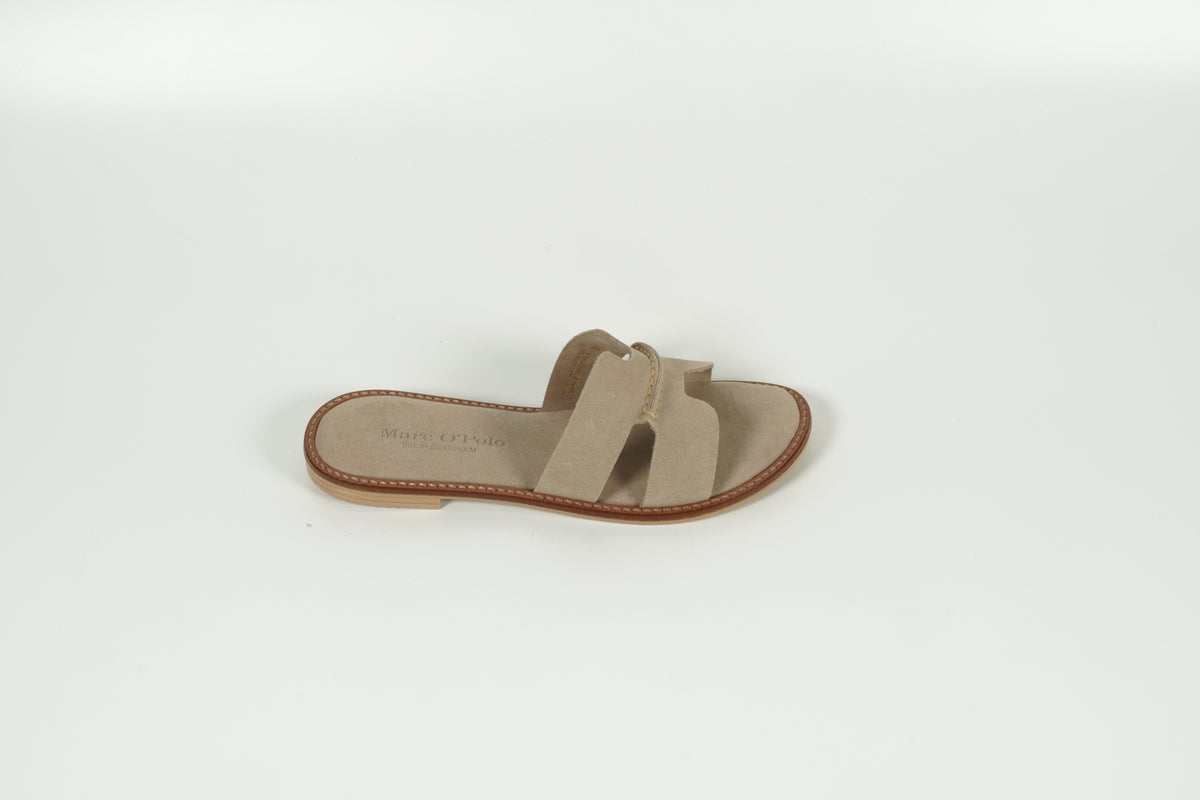 Pantolette Grau