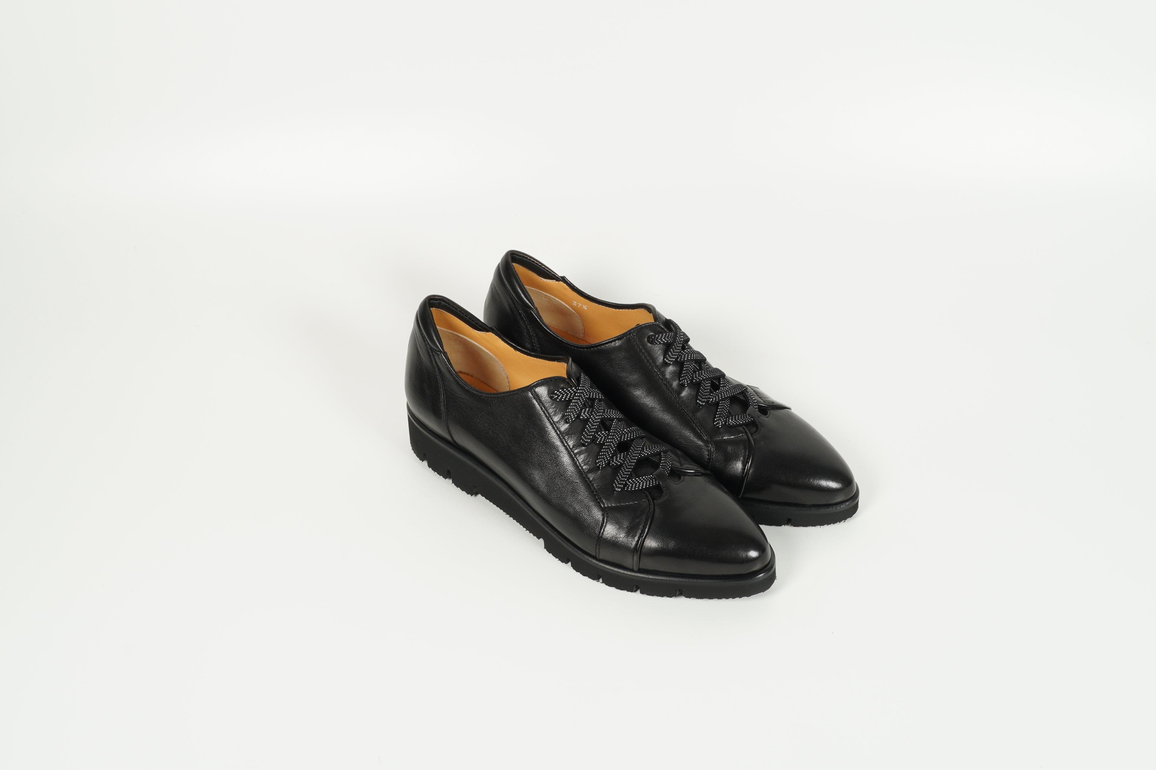 Schnürschuh Schwarz