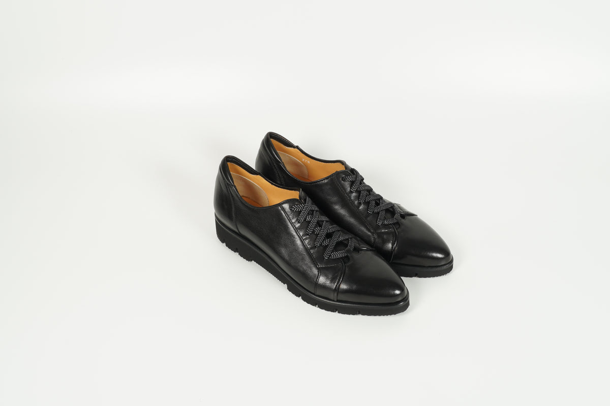 Schnürschuh Schwarz