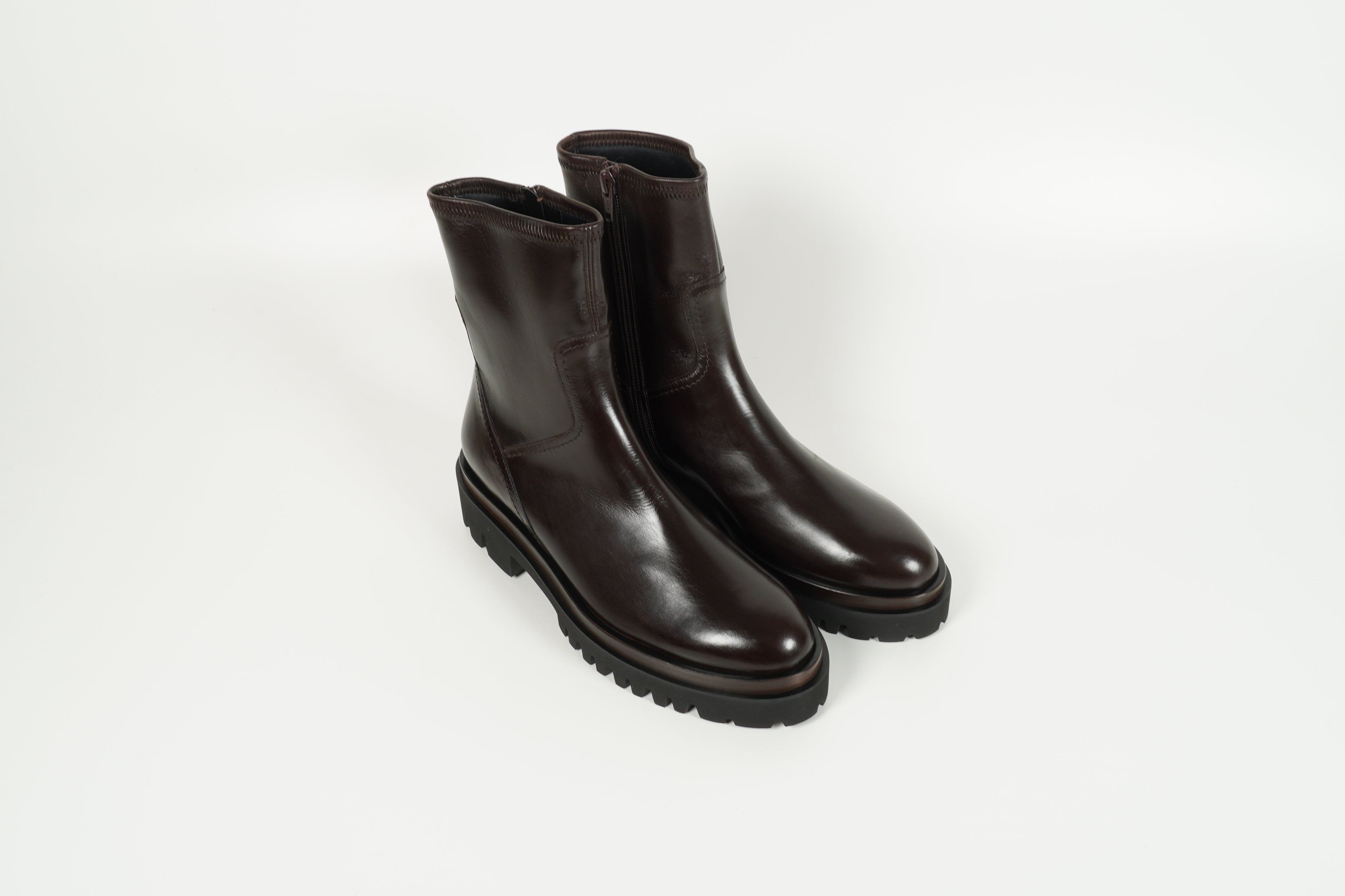 Bottines marron