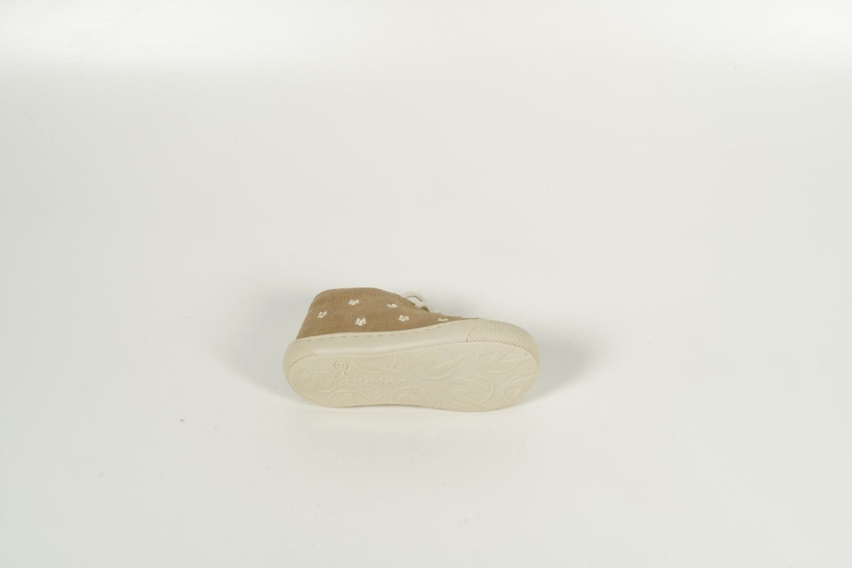 Beige walking shoes