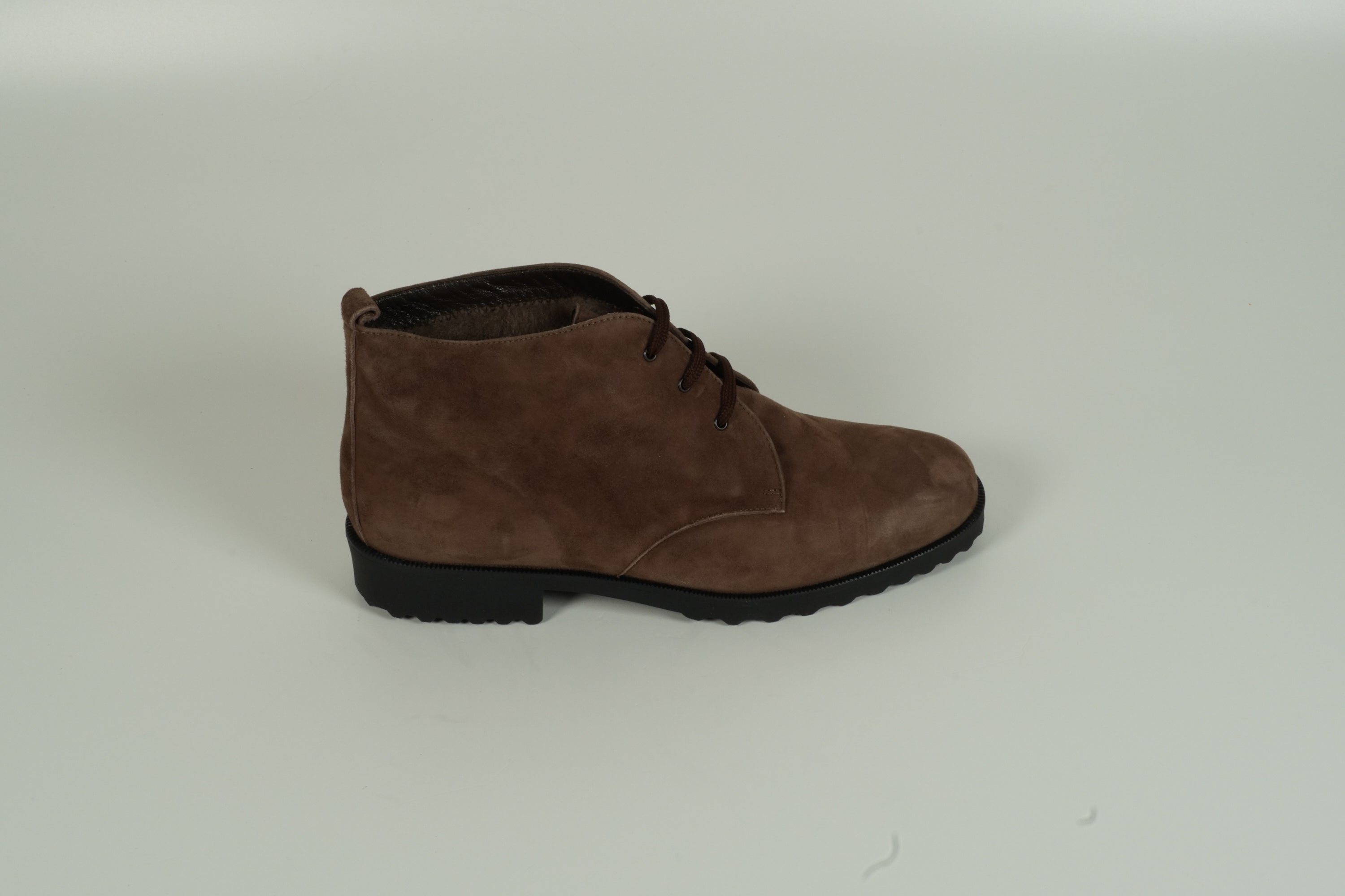 Stiefelette gefüttert Braun