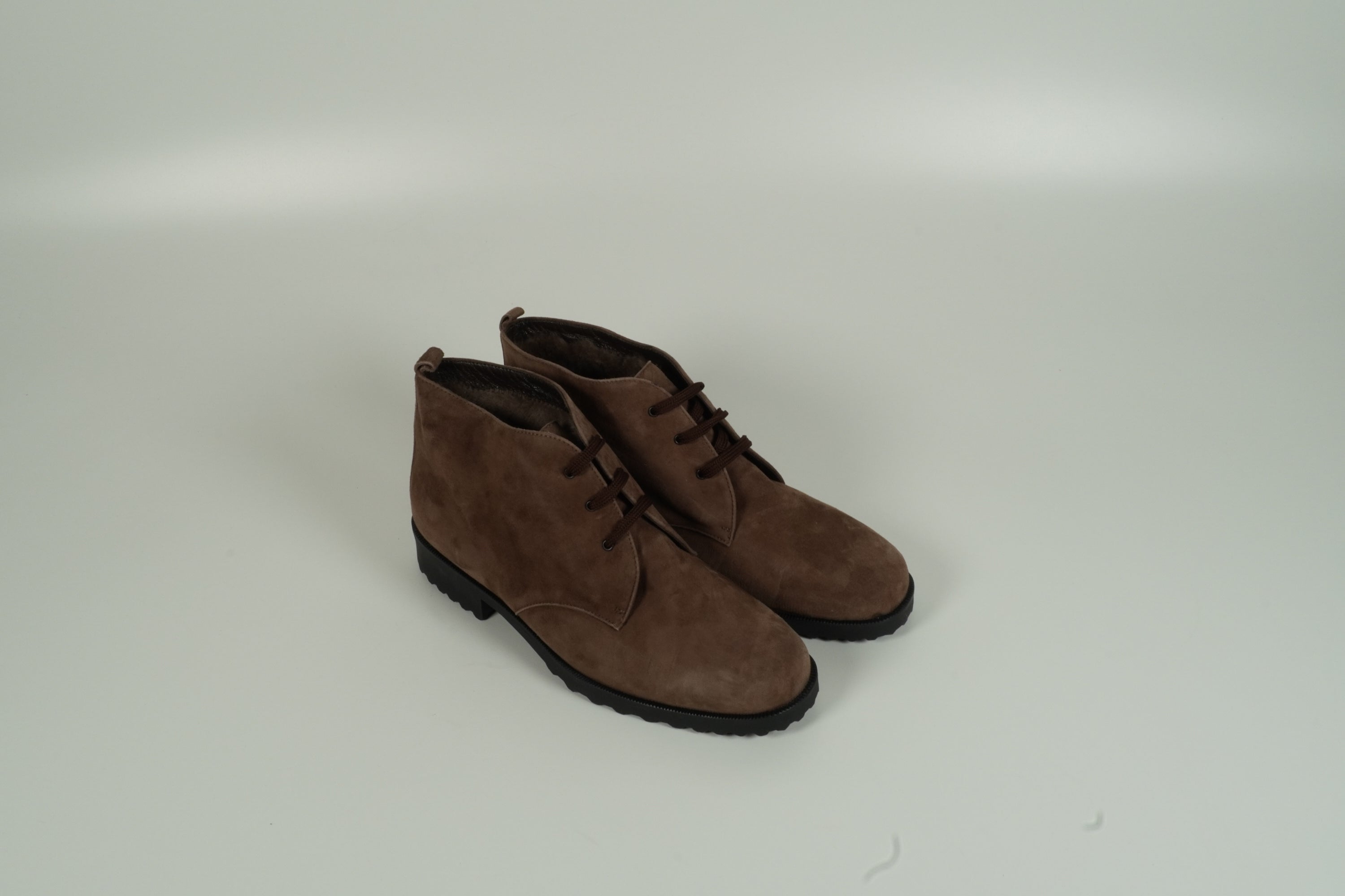 Stiefelette gefüttert Braun