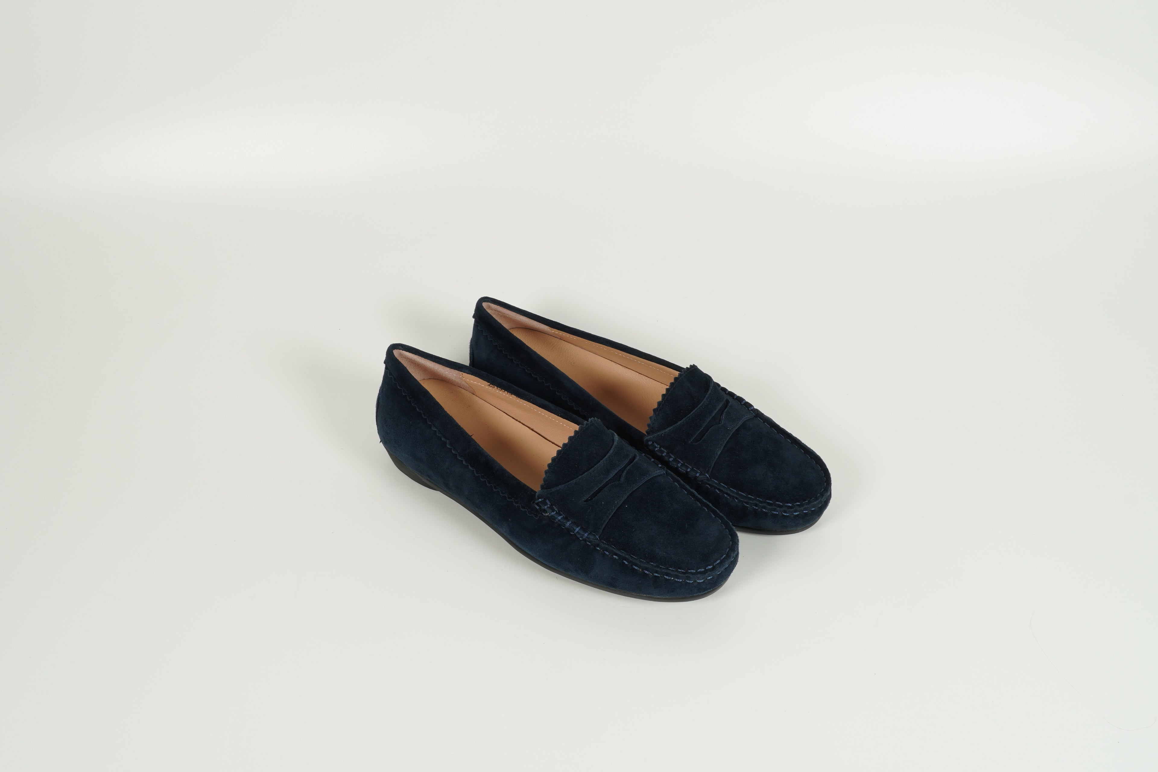 Moccasin Blau