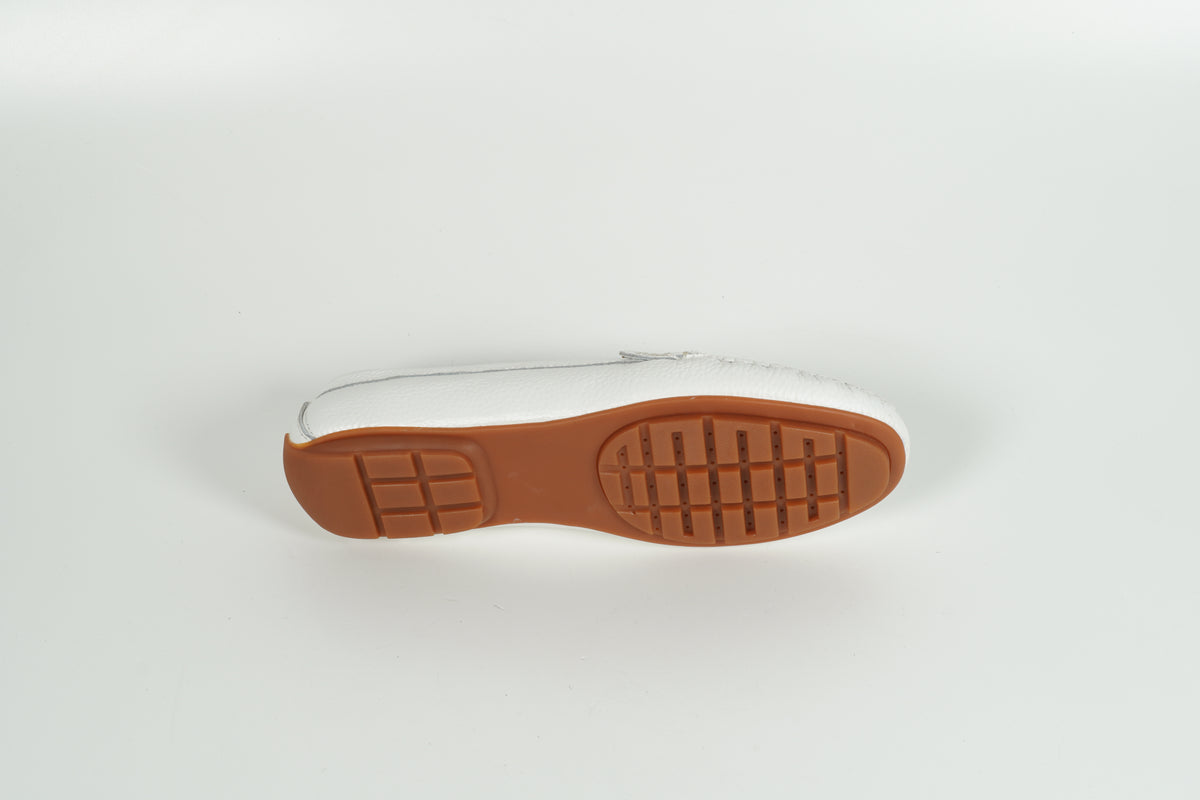 Mocassin blanc