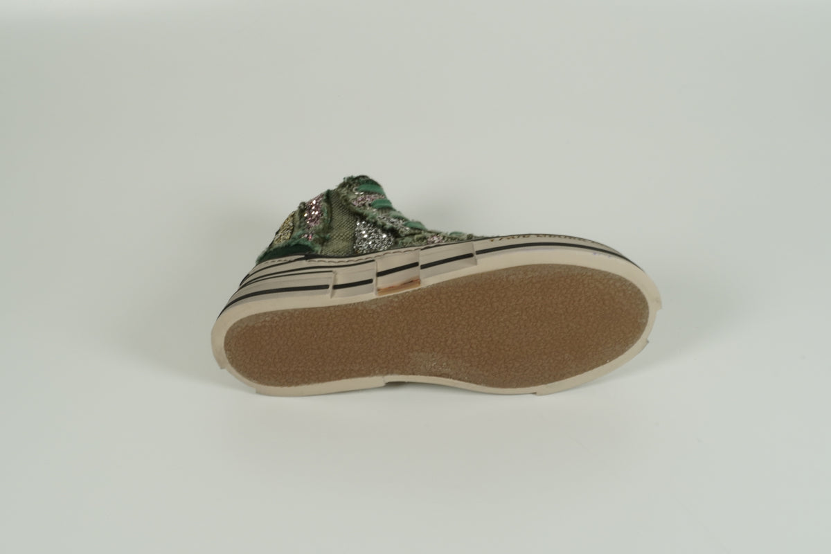 Baskets vertes