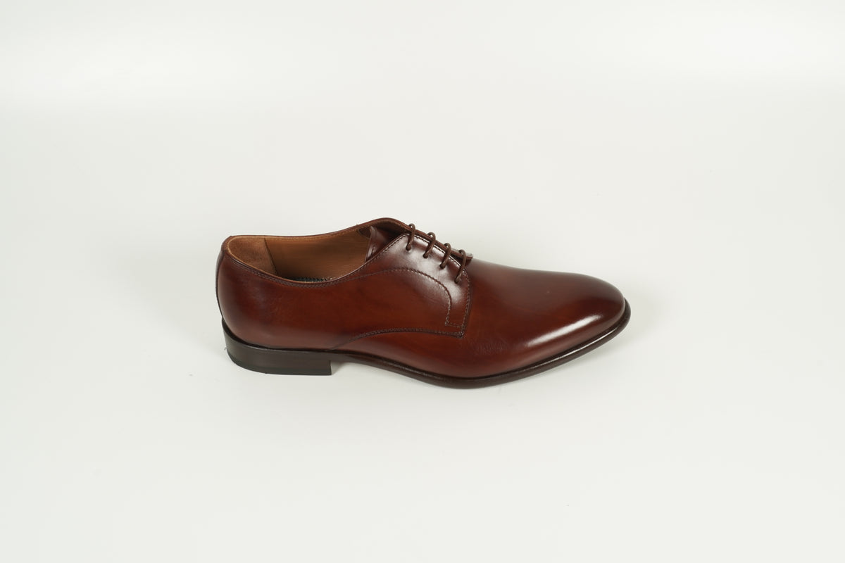 Schnürschuh Braun