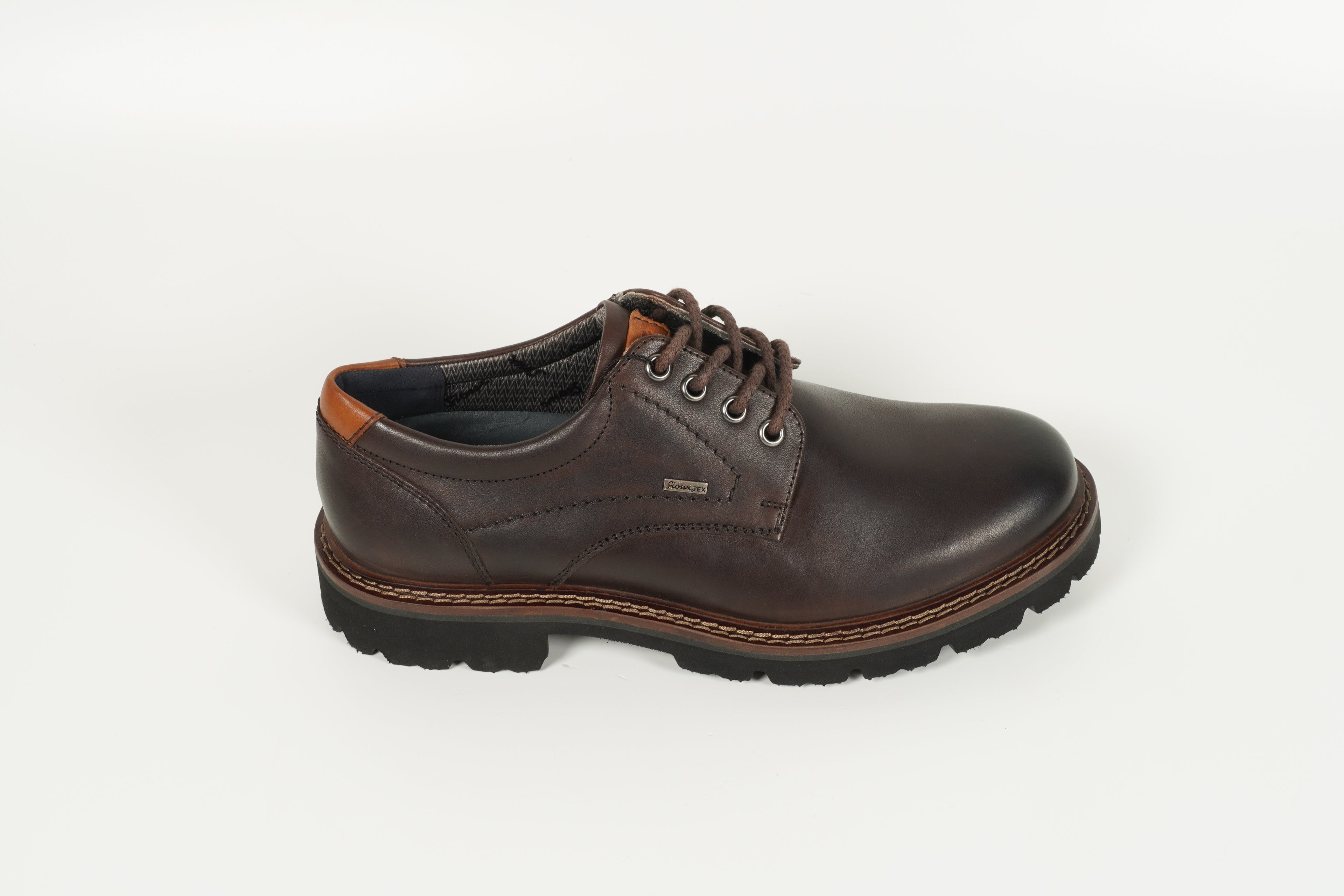 Schnürschuh Braun