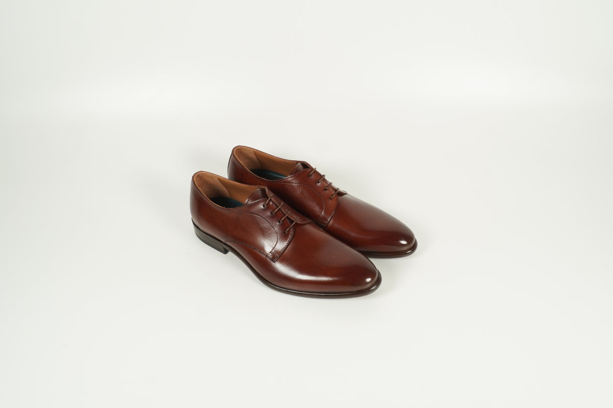 Schnürschuh Braun