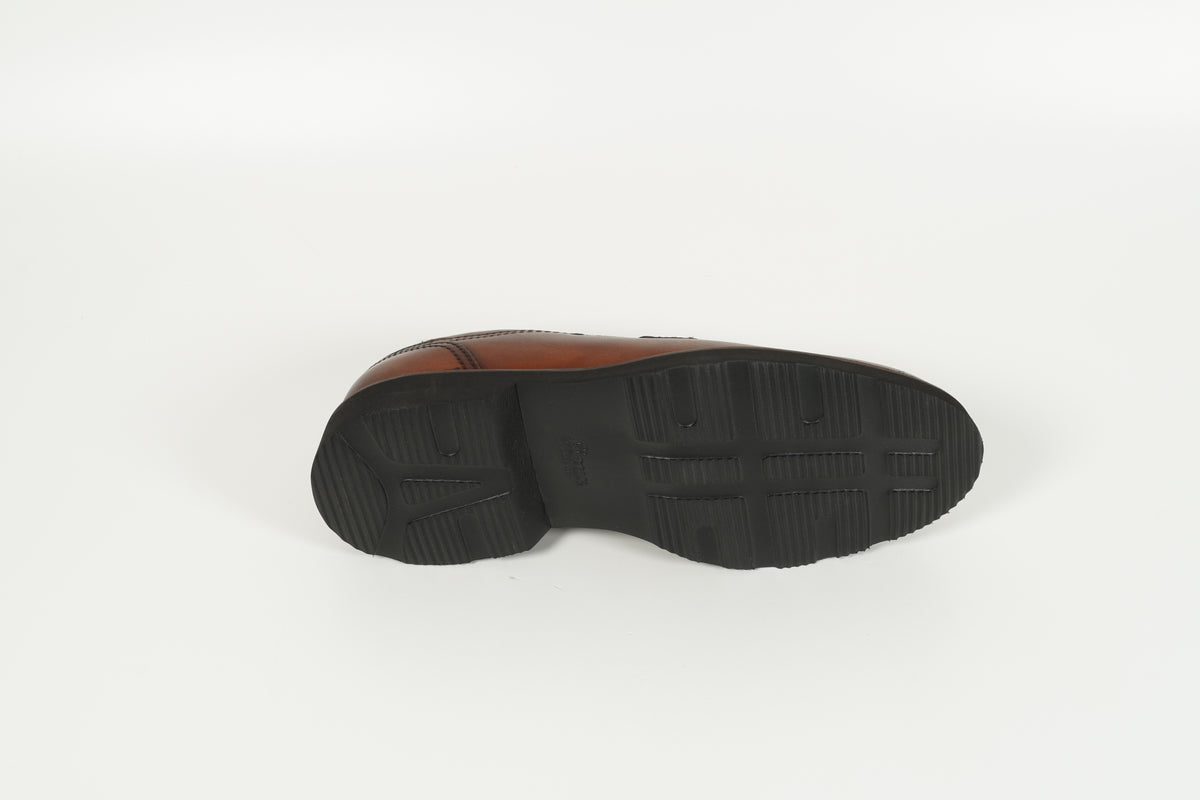 Chaussure à lacets marron