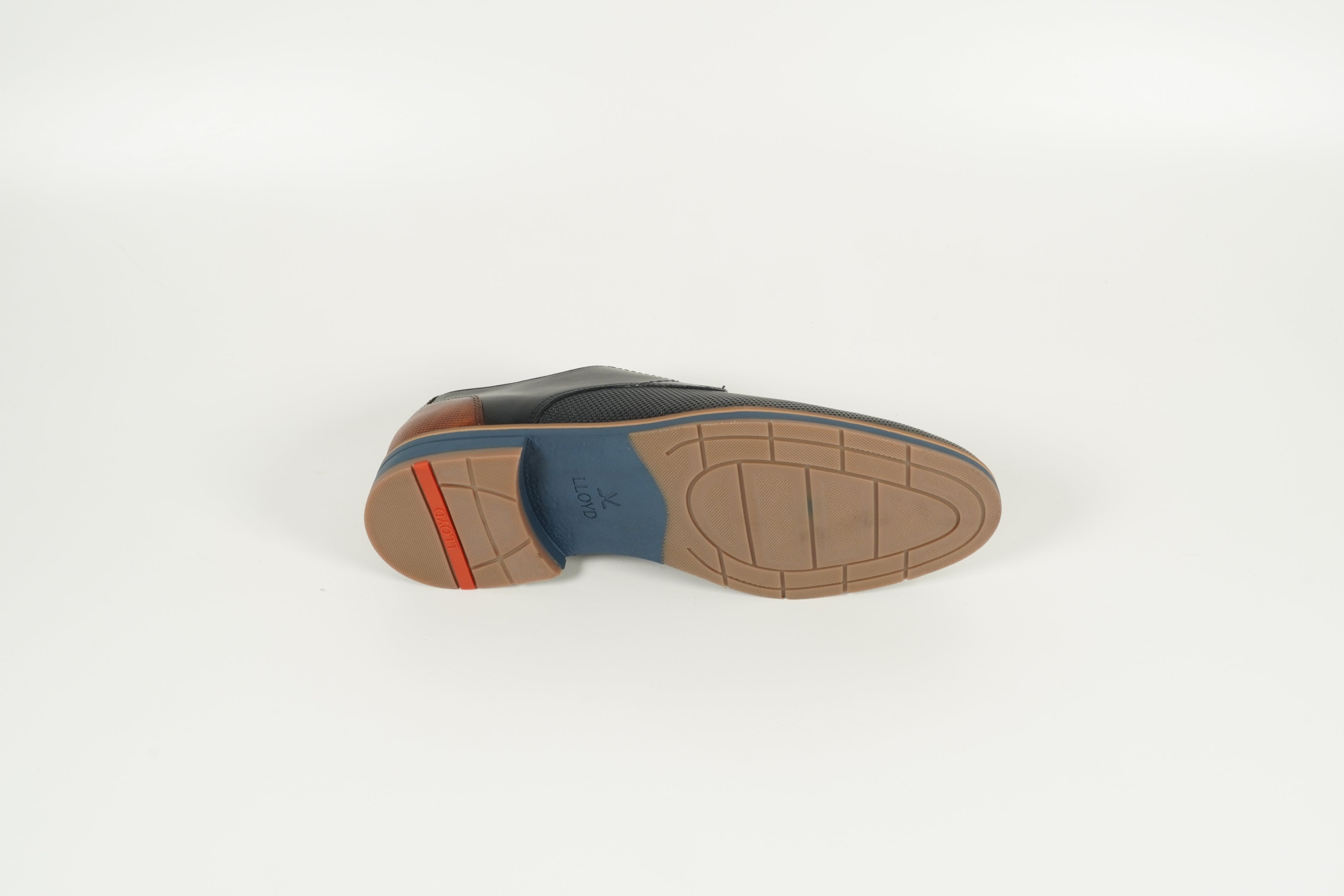 Chaussure à lacets bleue