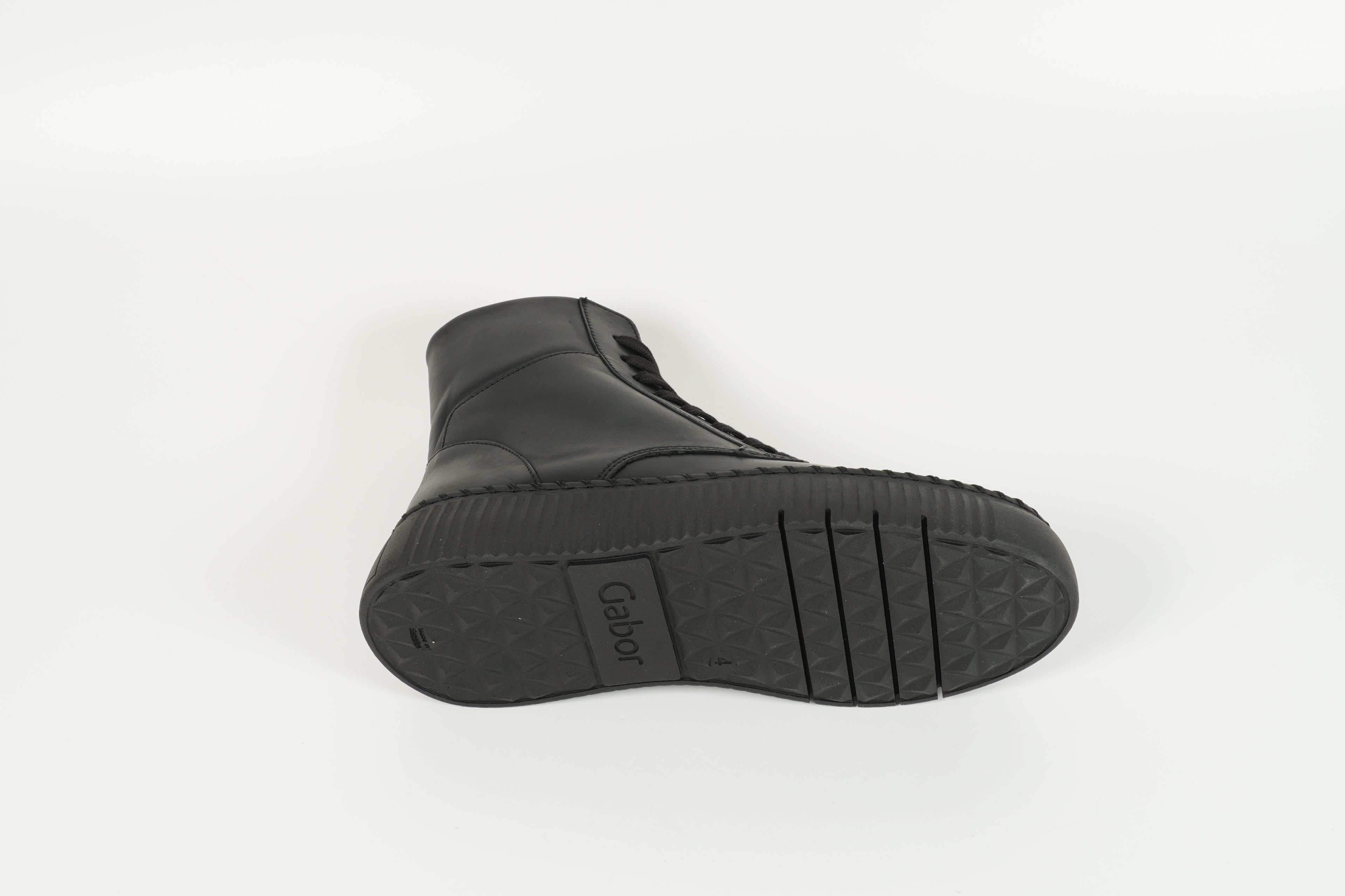 Schnürschuh Schwarz