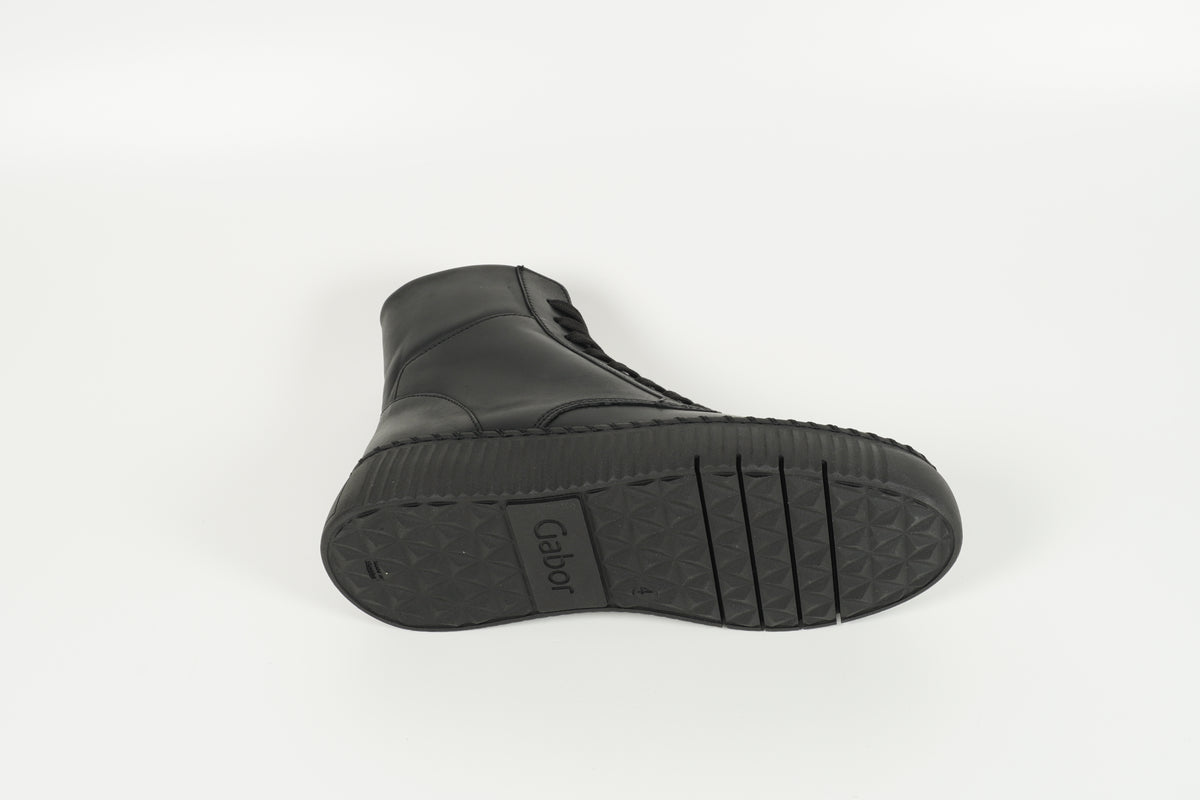 Schnürschuh Schwarz