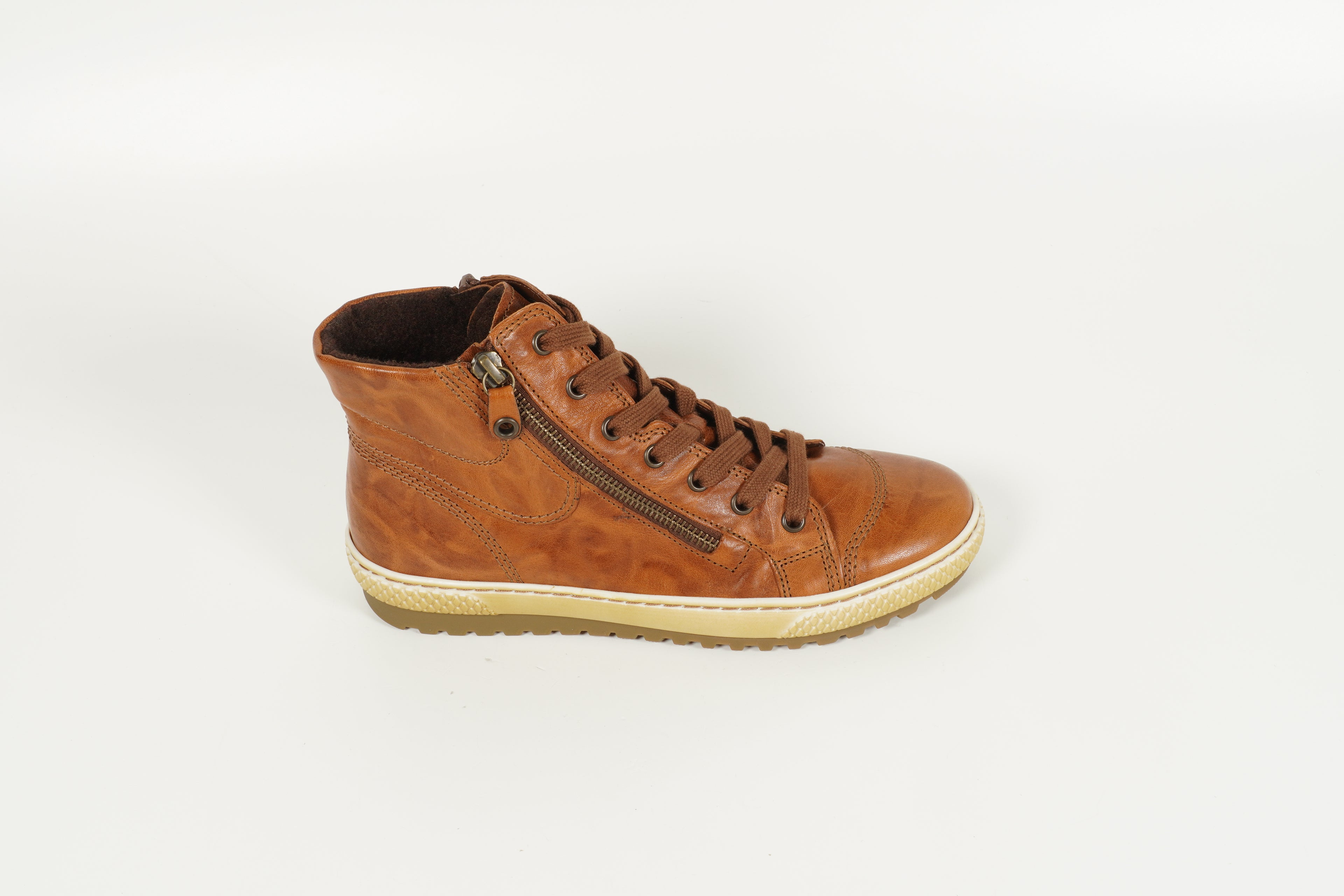 Schnürschuh Braun