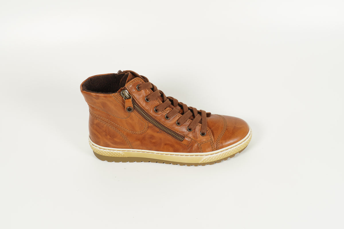 Schnürschuh Braun