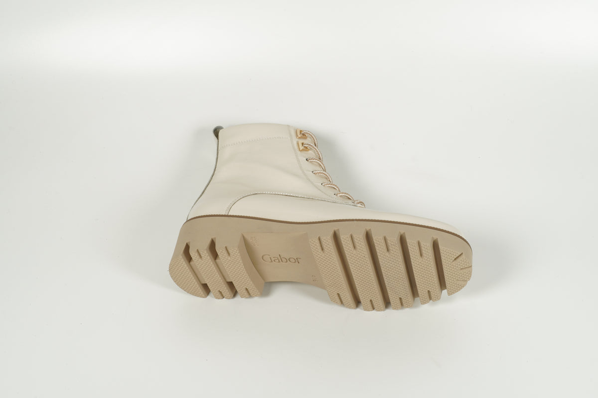 Stiefelette Beige