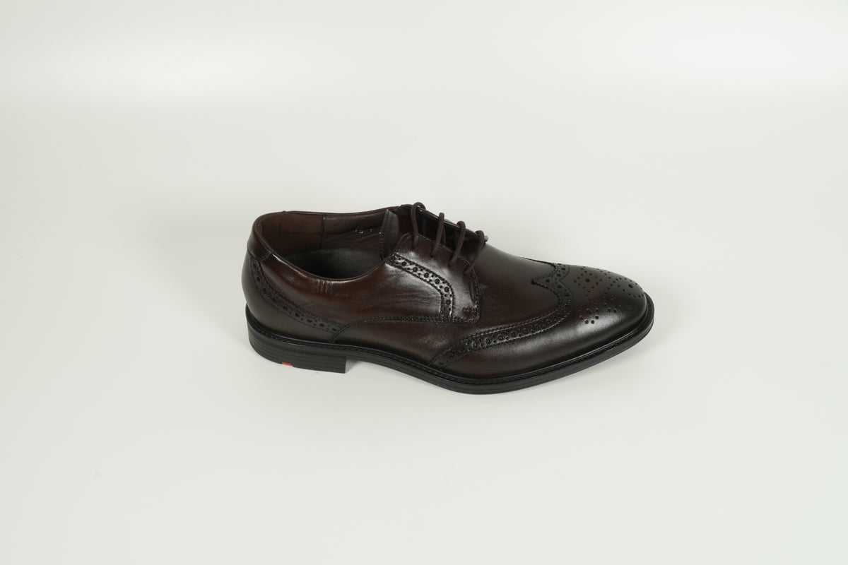 Schnürschuh Braun