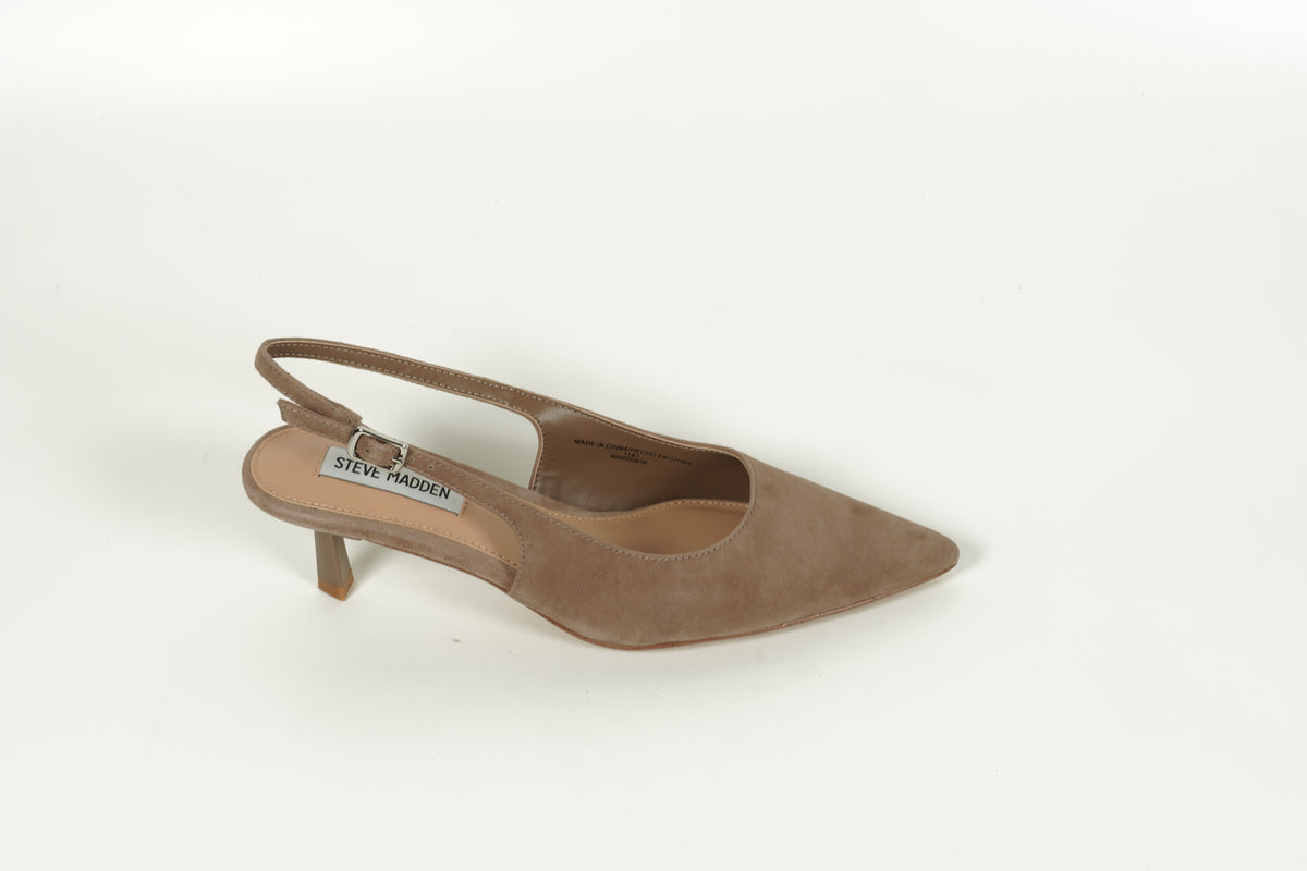 Slingback pump beige