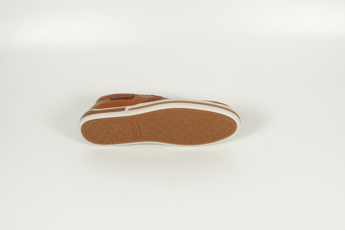 slip-on shoe brown