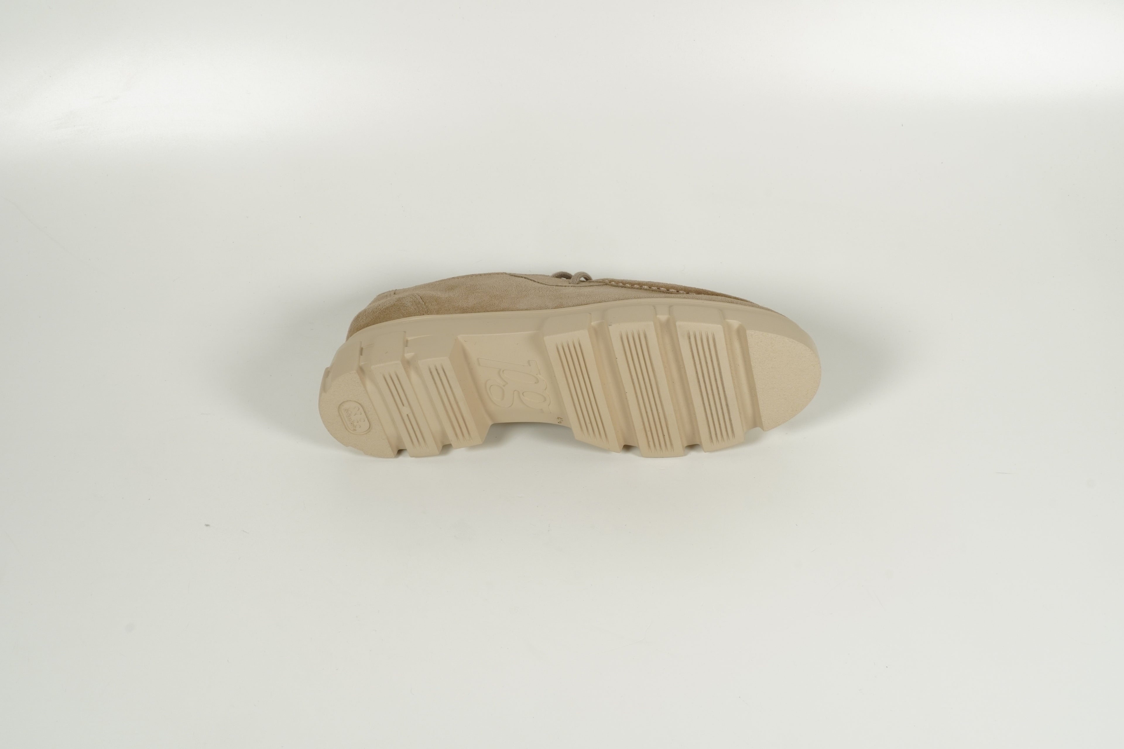 Schnürschuh Beige