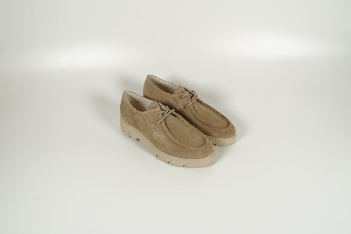 Lace-up Shoe Beige