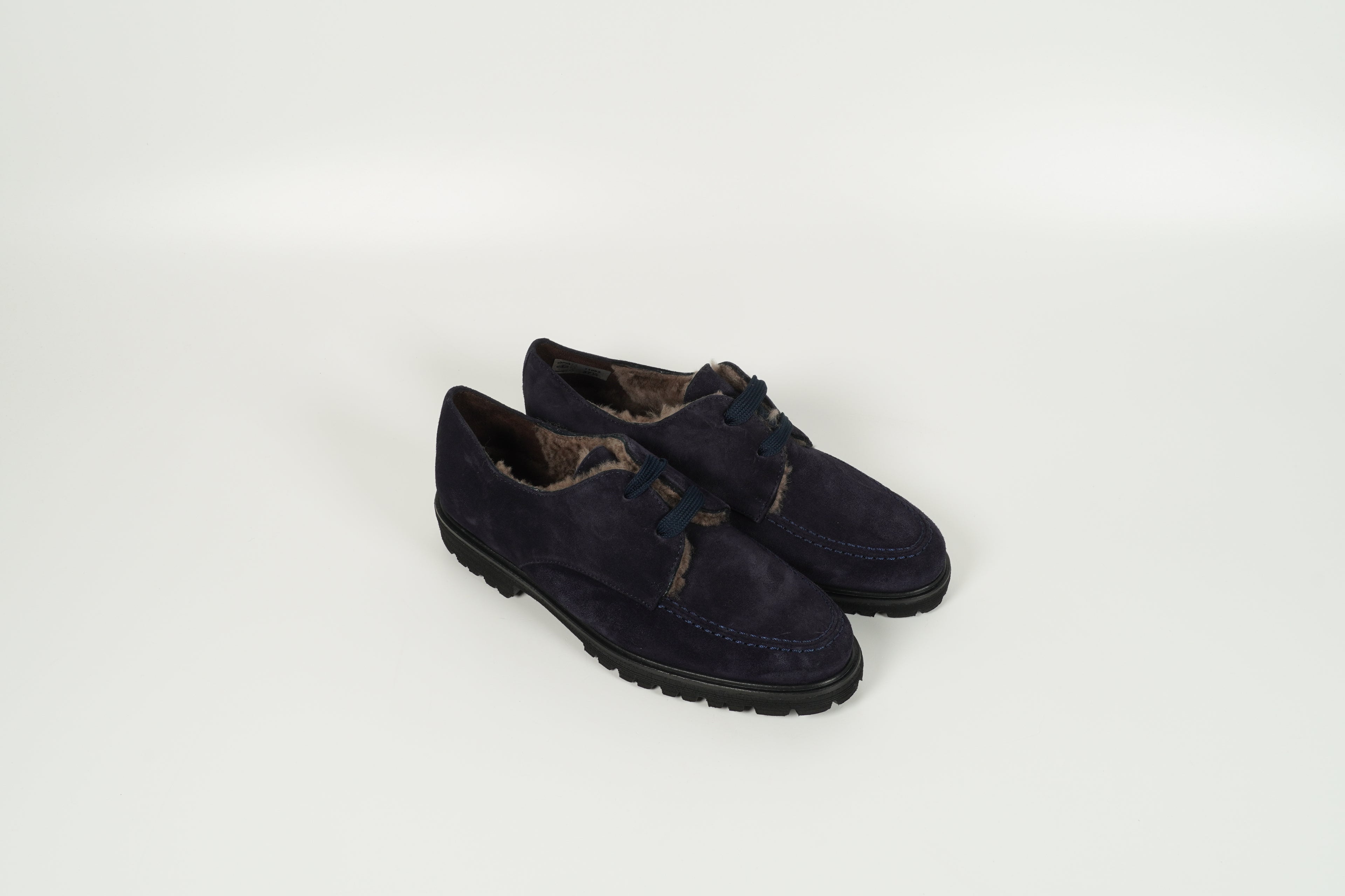 Chaussure basse doublée bleu