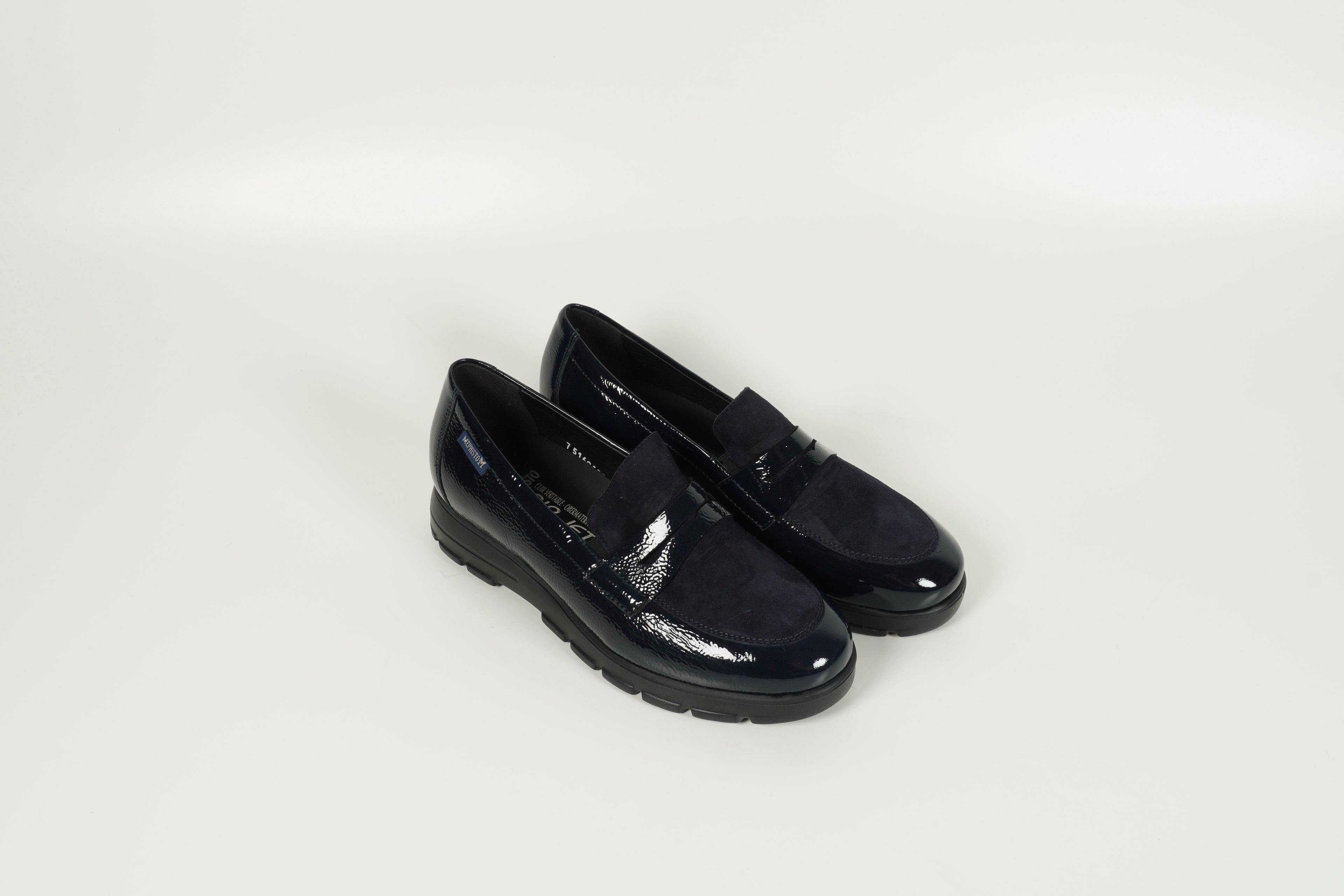 Moccasin Blau
