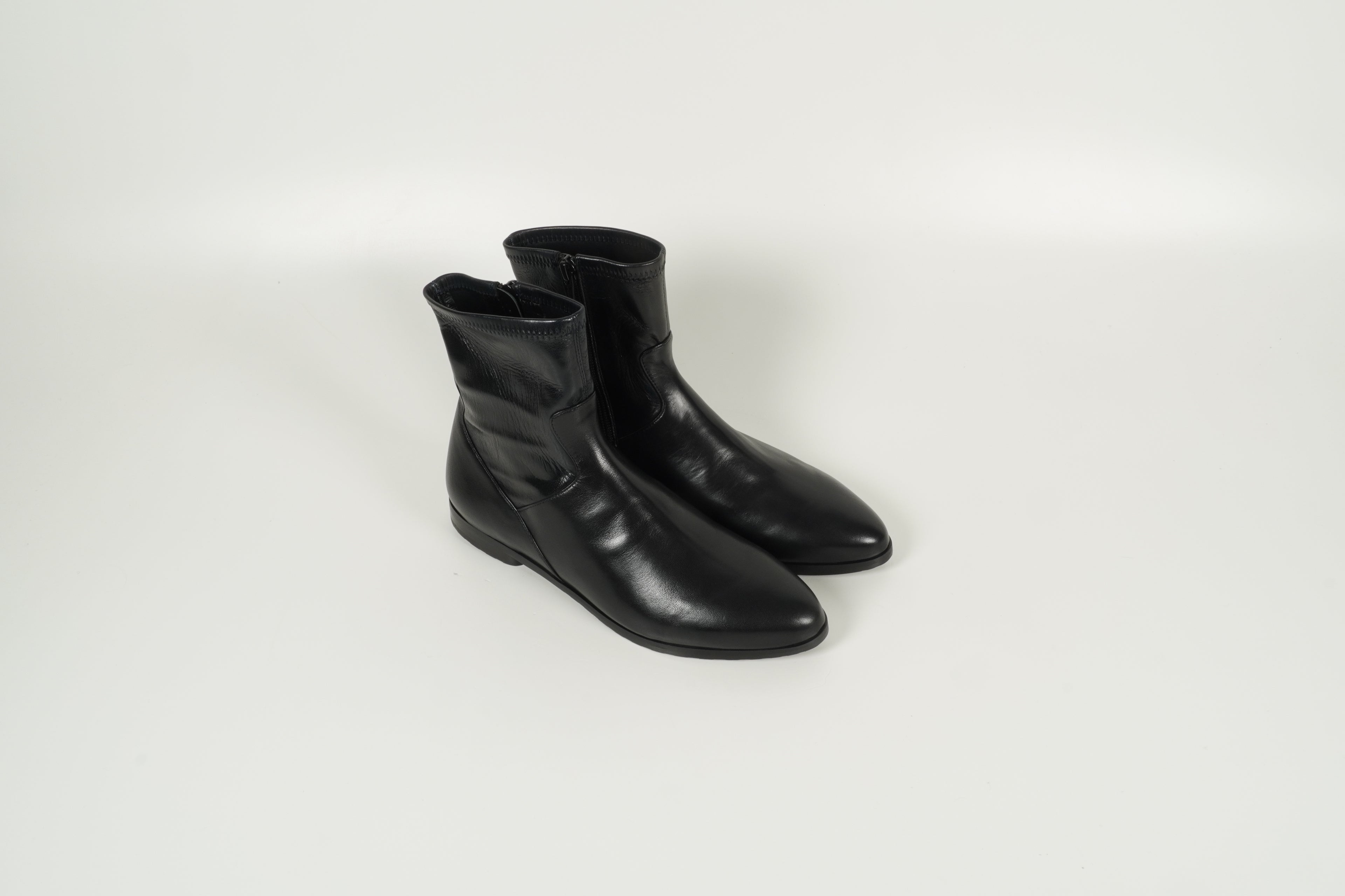 Stiefelette Blau