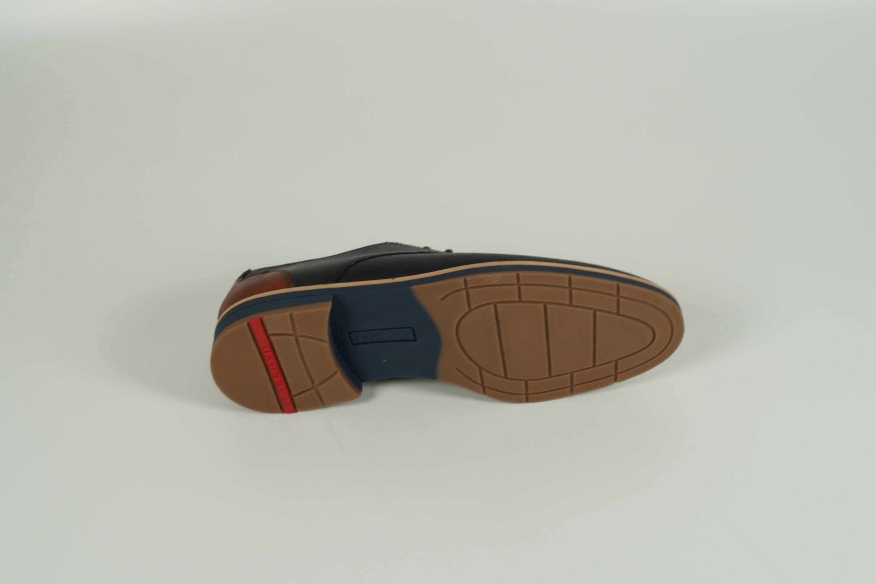 Chaussure à lacets bleue