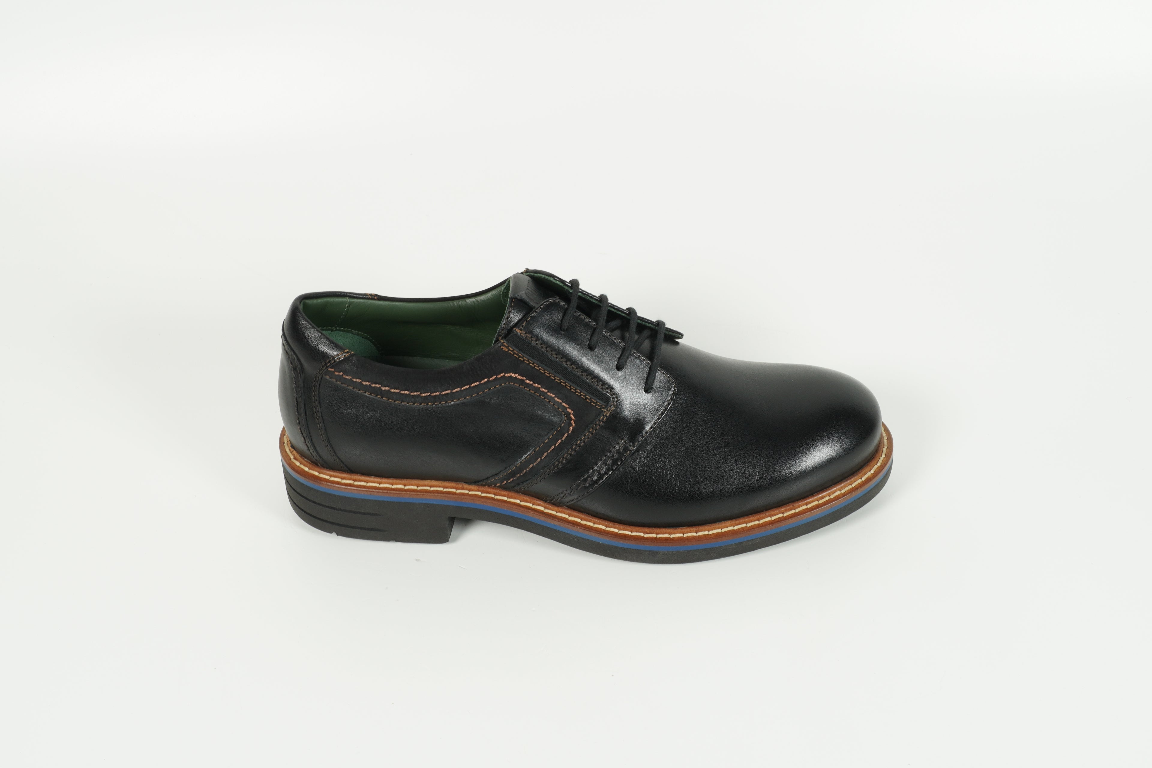 Schnürschuh Schwarz