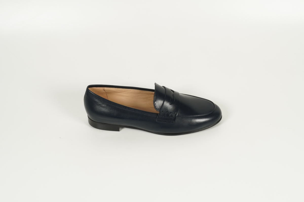 Moccasin Blau